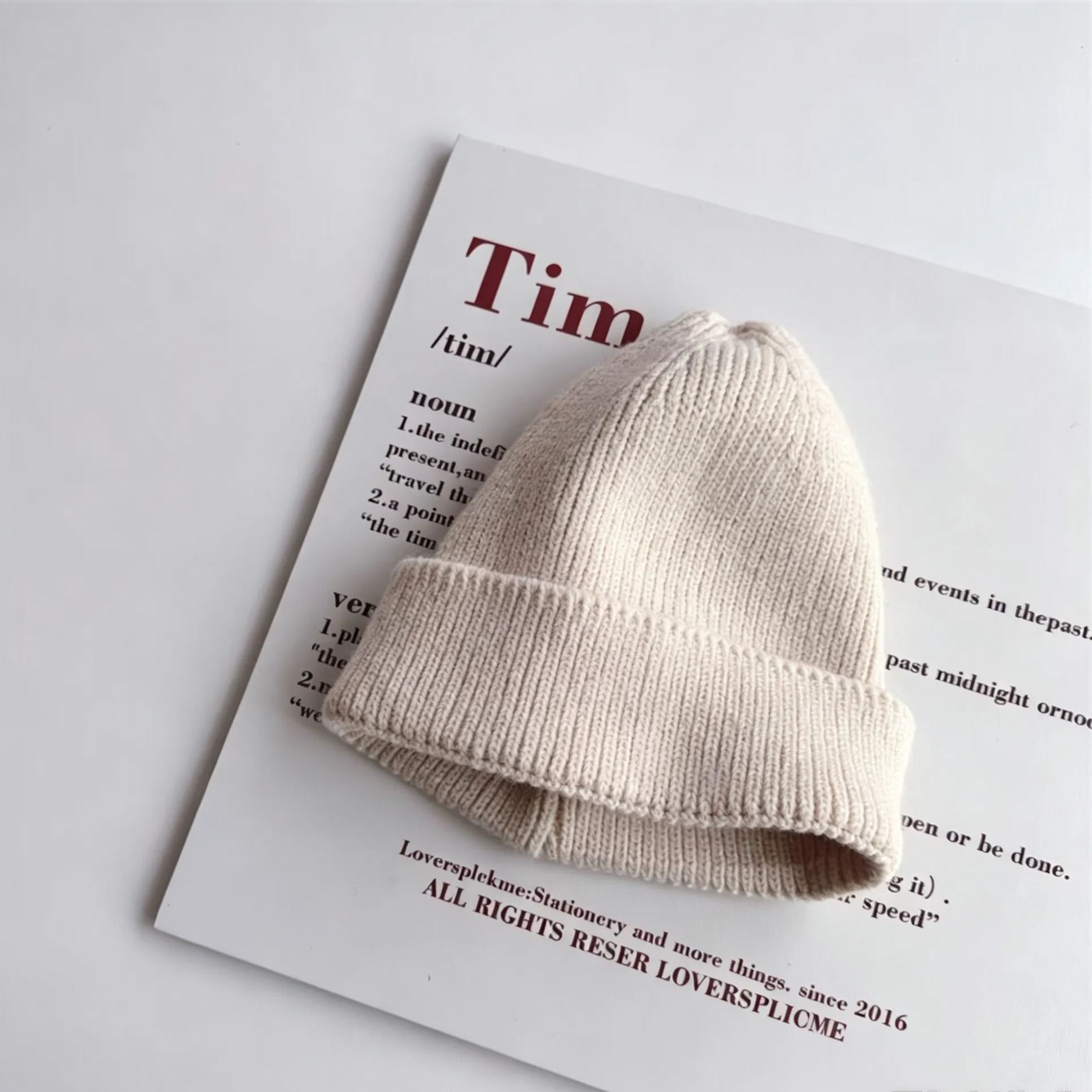 [Copy]Baby Warm Smile Solid Color Hat