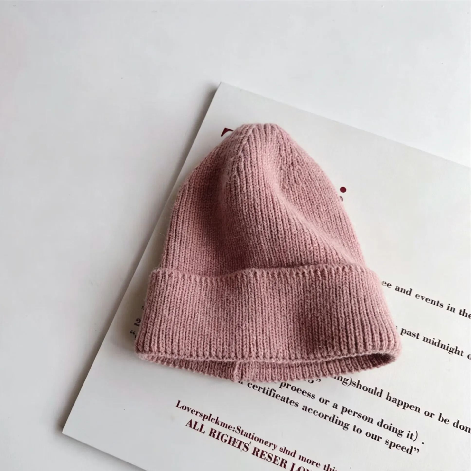 [Copy]Baby Warm Smile Solid Color Hat