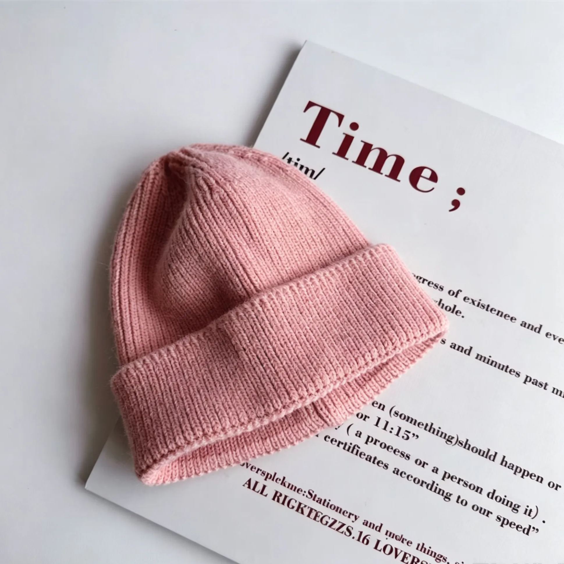 [Copy]Baby Warm Smile Solid Color Hat