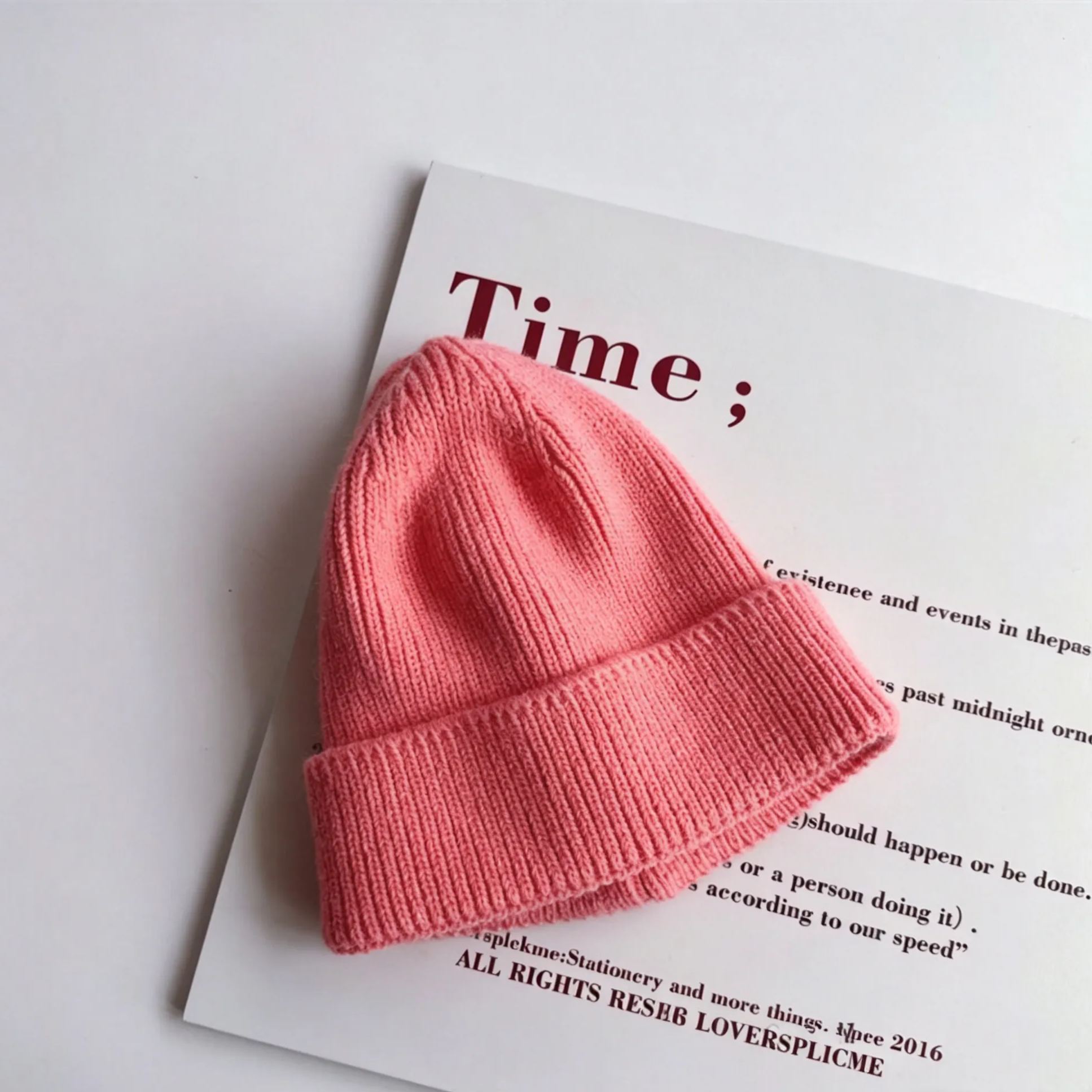 [Copy]Baby Warm Smile Solid Color Hat