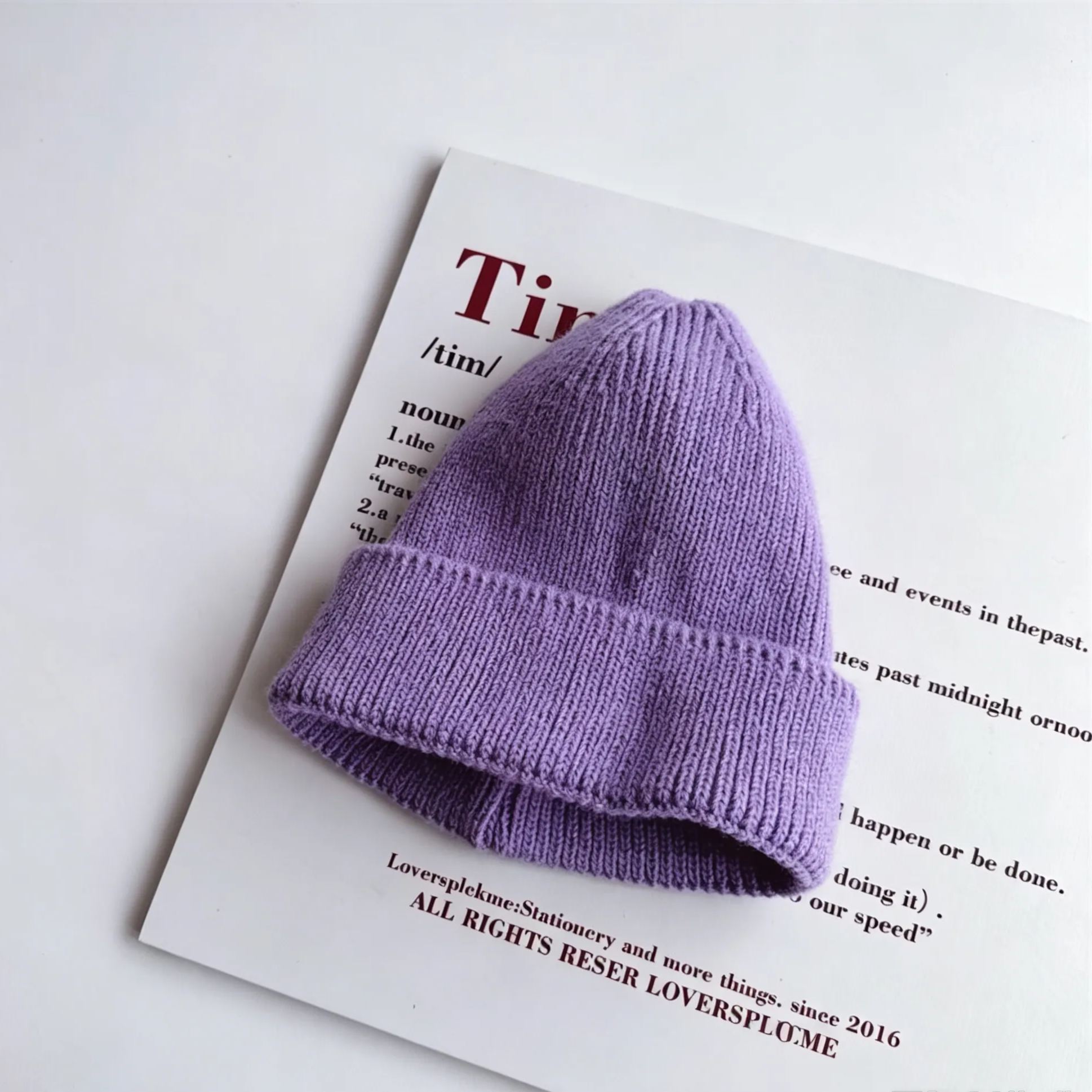 [Copy]Baby Warm Smile Solid Color Hat