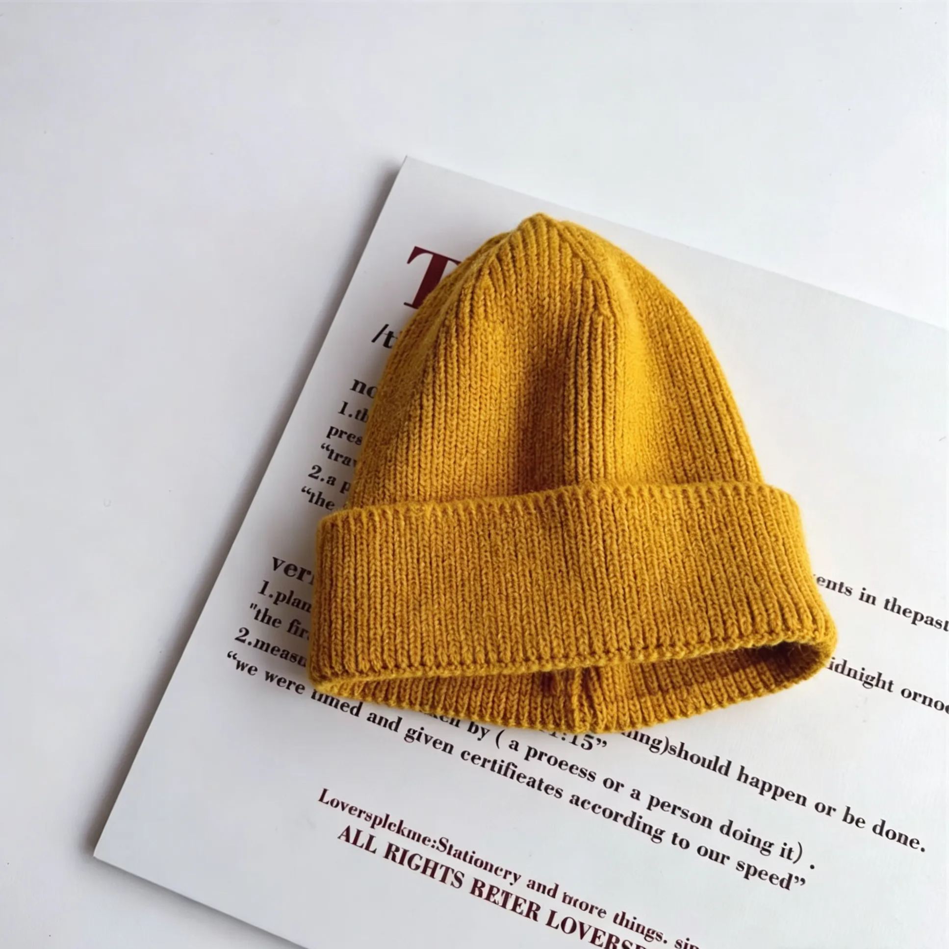 [Copy]Baby Warm Smile Solid Color Hat