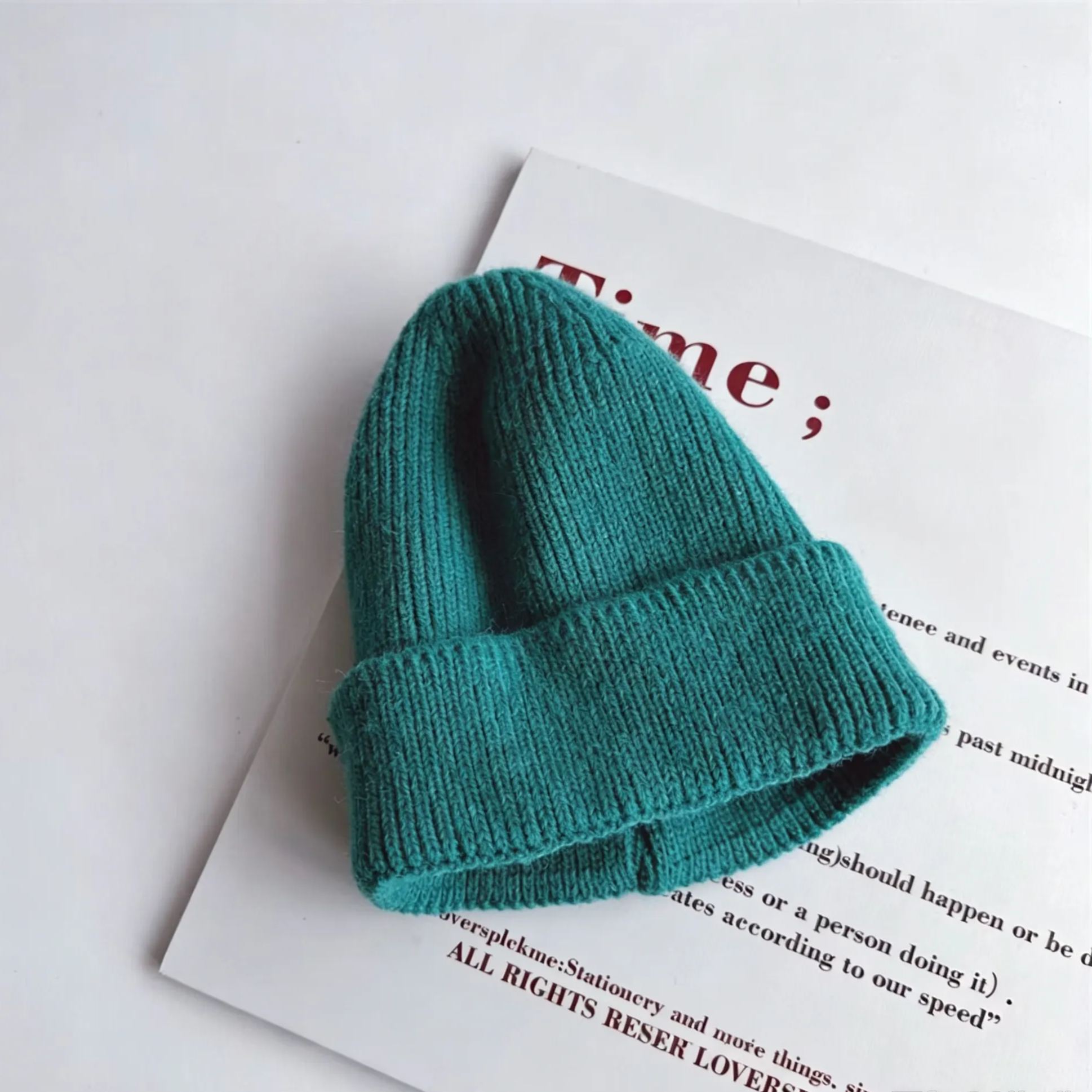 [Copy]Baby Warm Smile Solid Color Hat