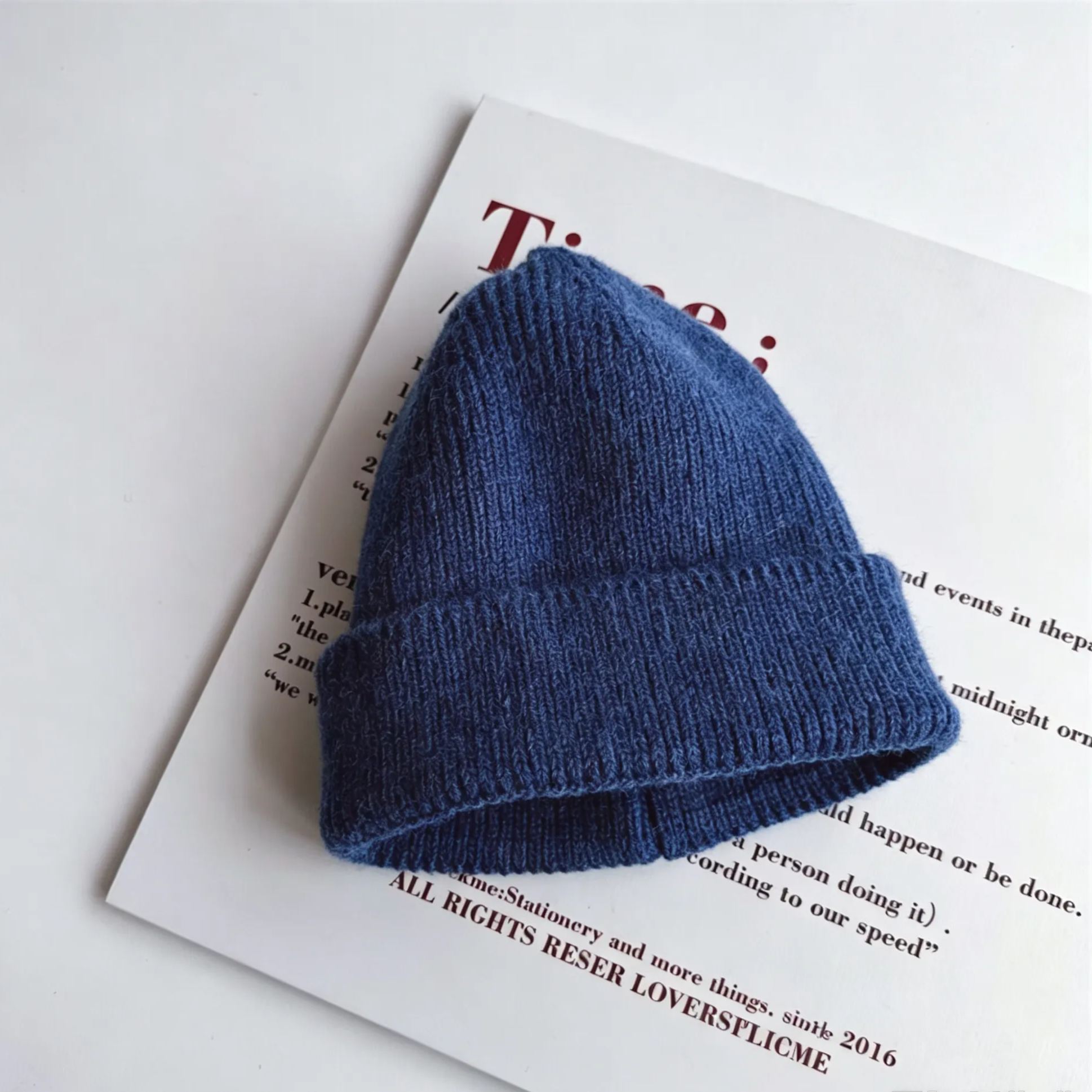 [Copy]Baby Warm Smile Solid Color Hat