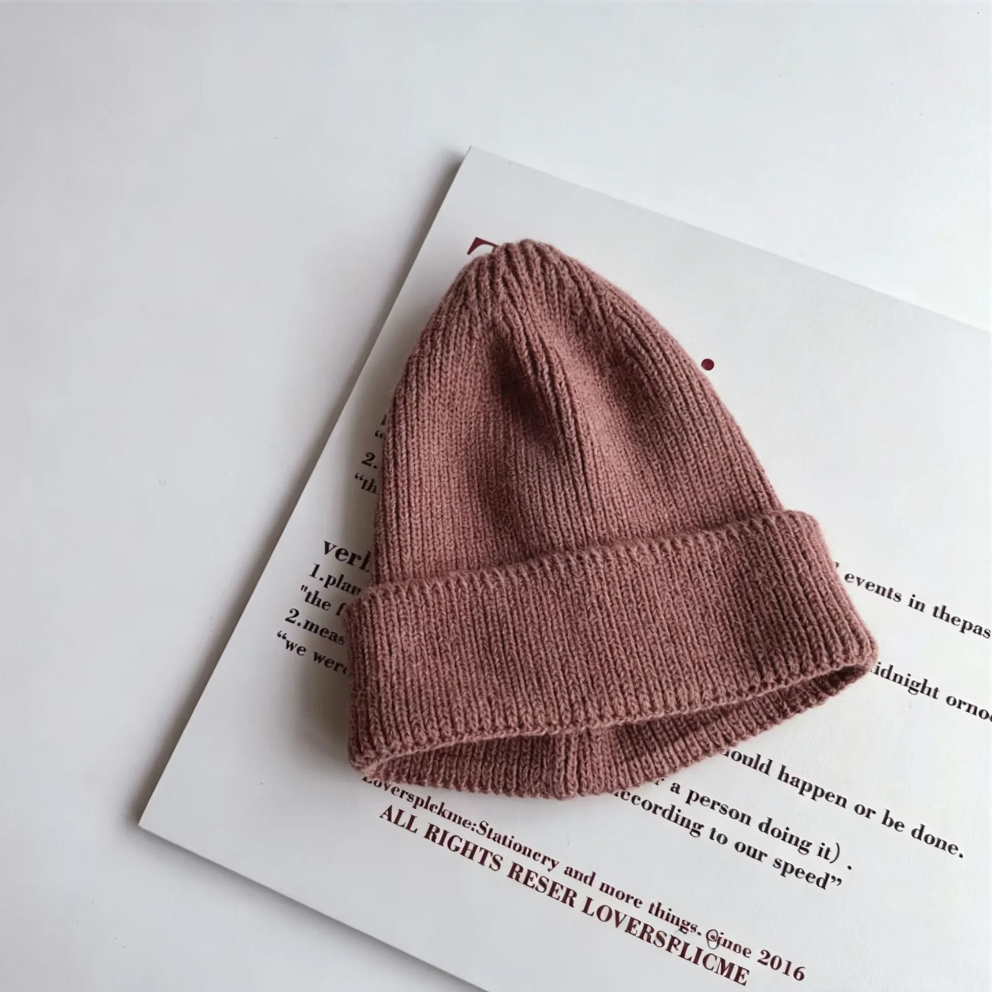 [Copy]Baby Warm Smile Solid Color Hat