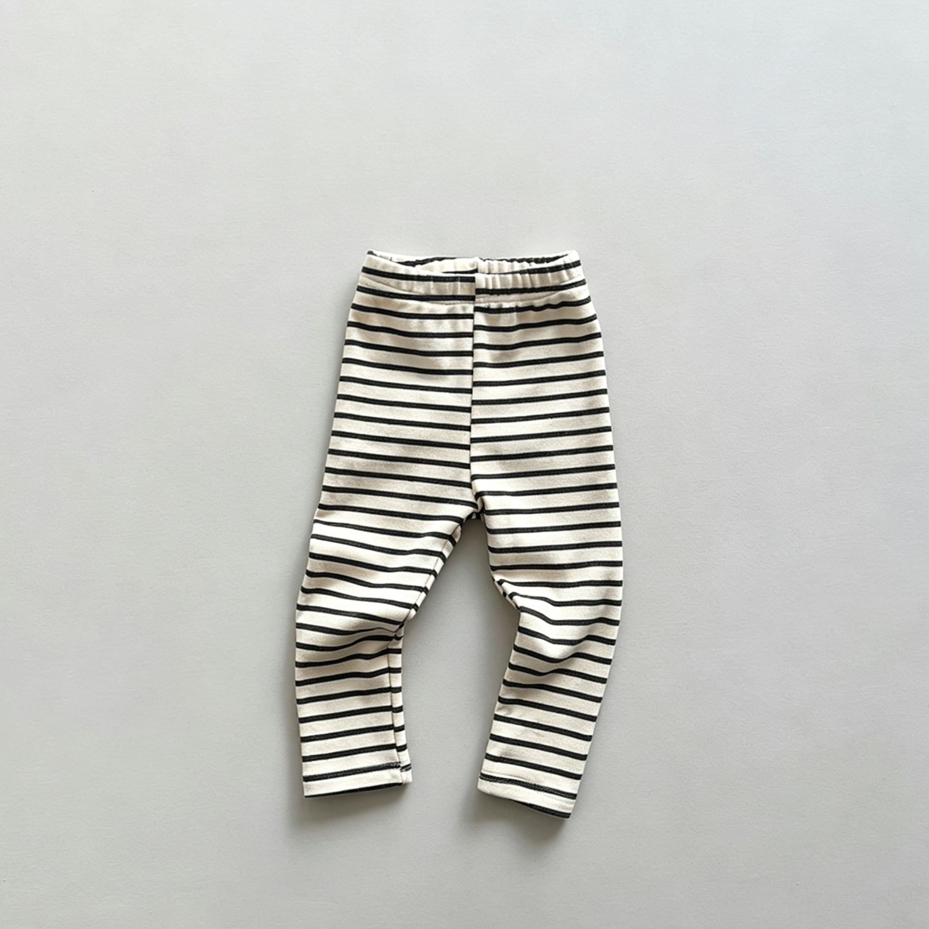 Kids Ribbed Stripes Leggings