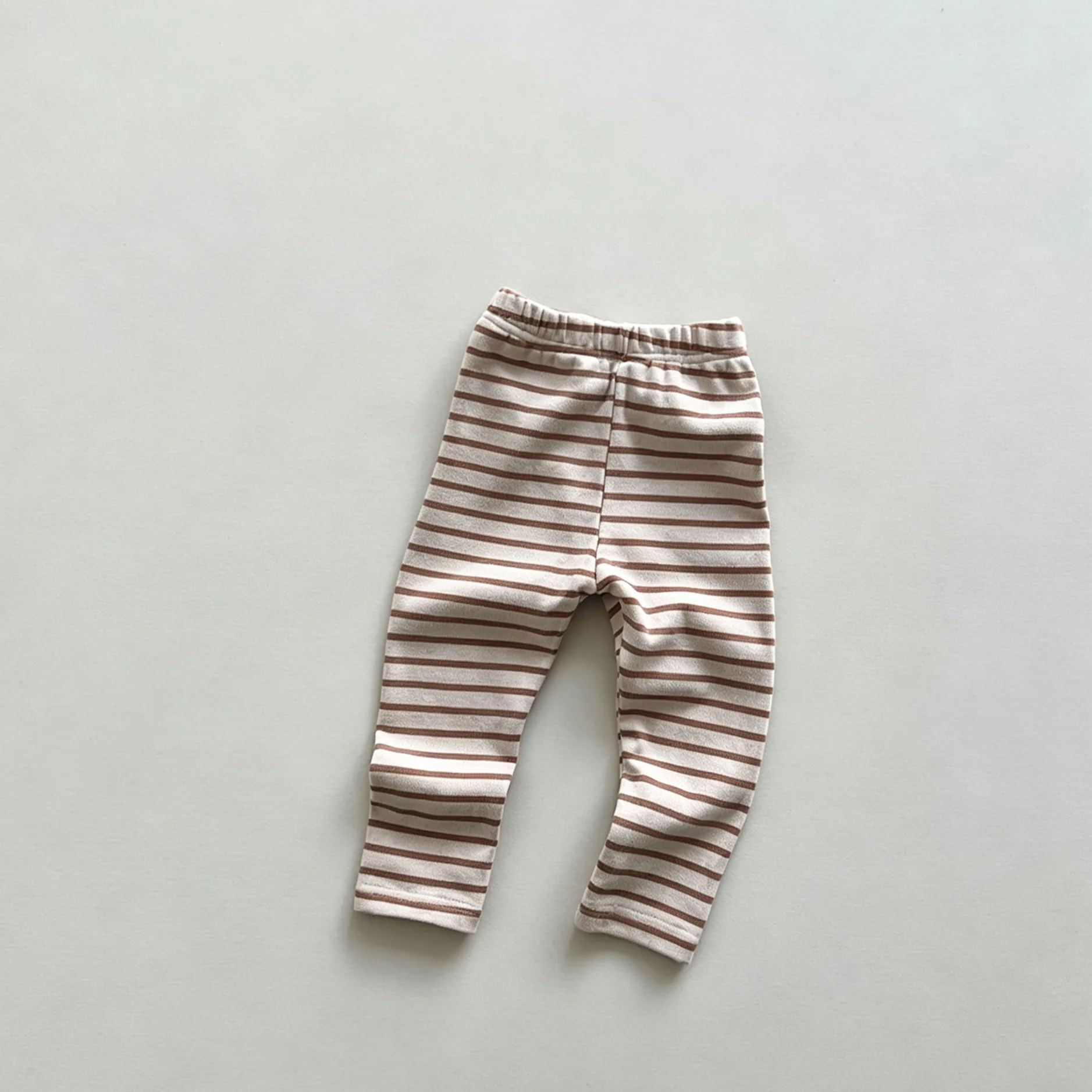 Kids Ribbed Stripes Leggings