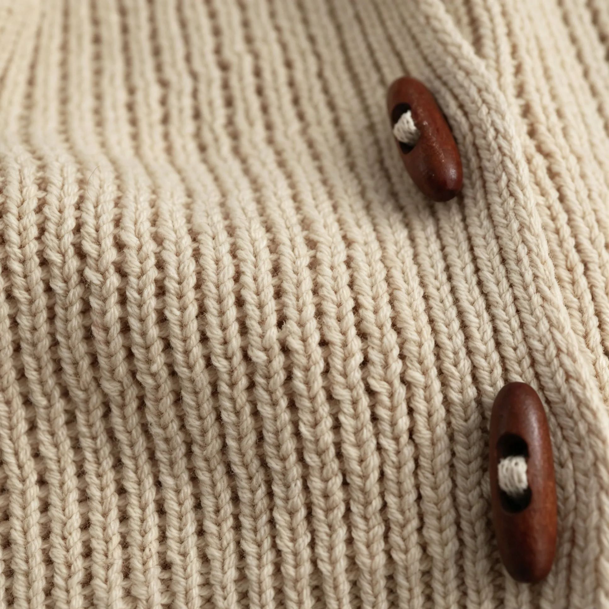 Kids Solid Color Knit Outerwear