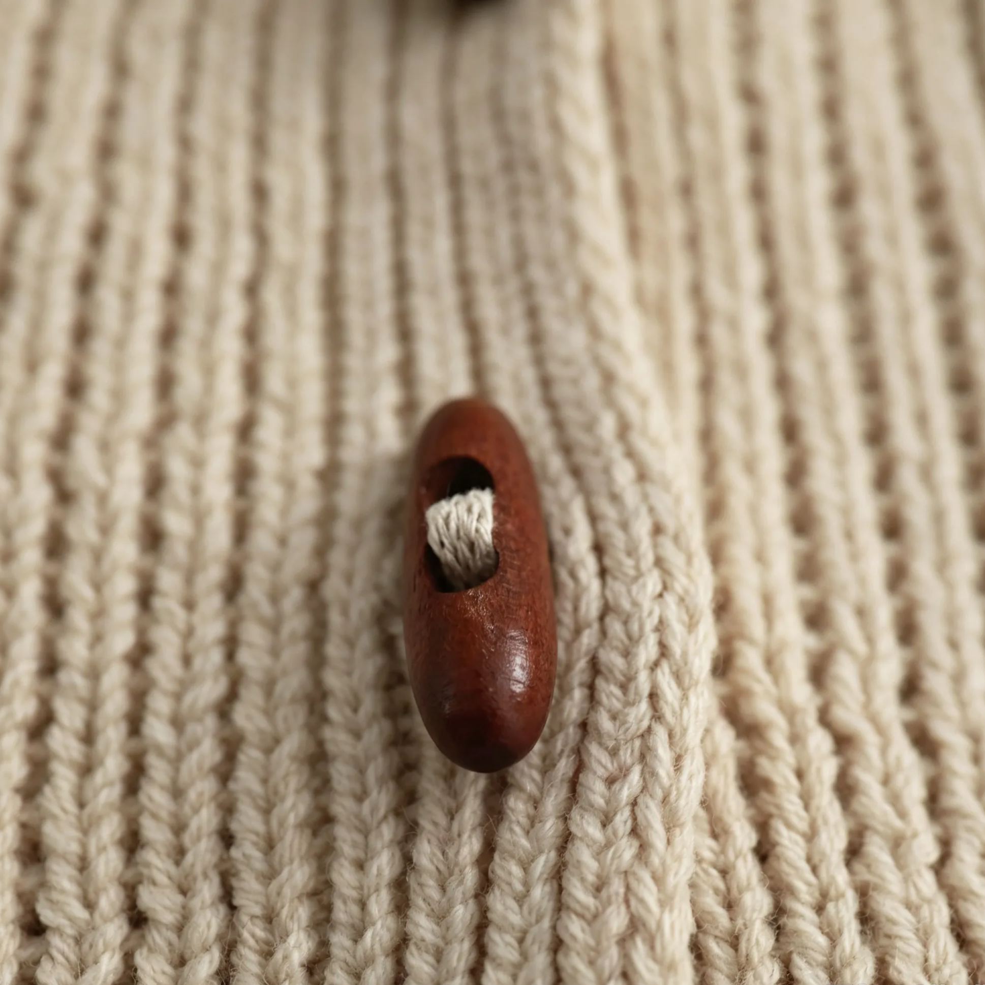 Kids Solid Color Knit Outerwear