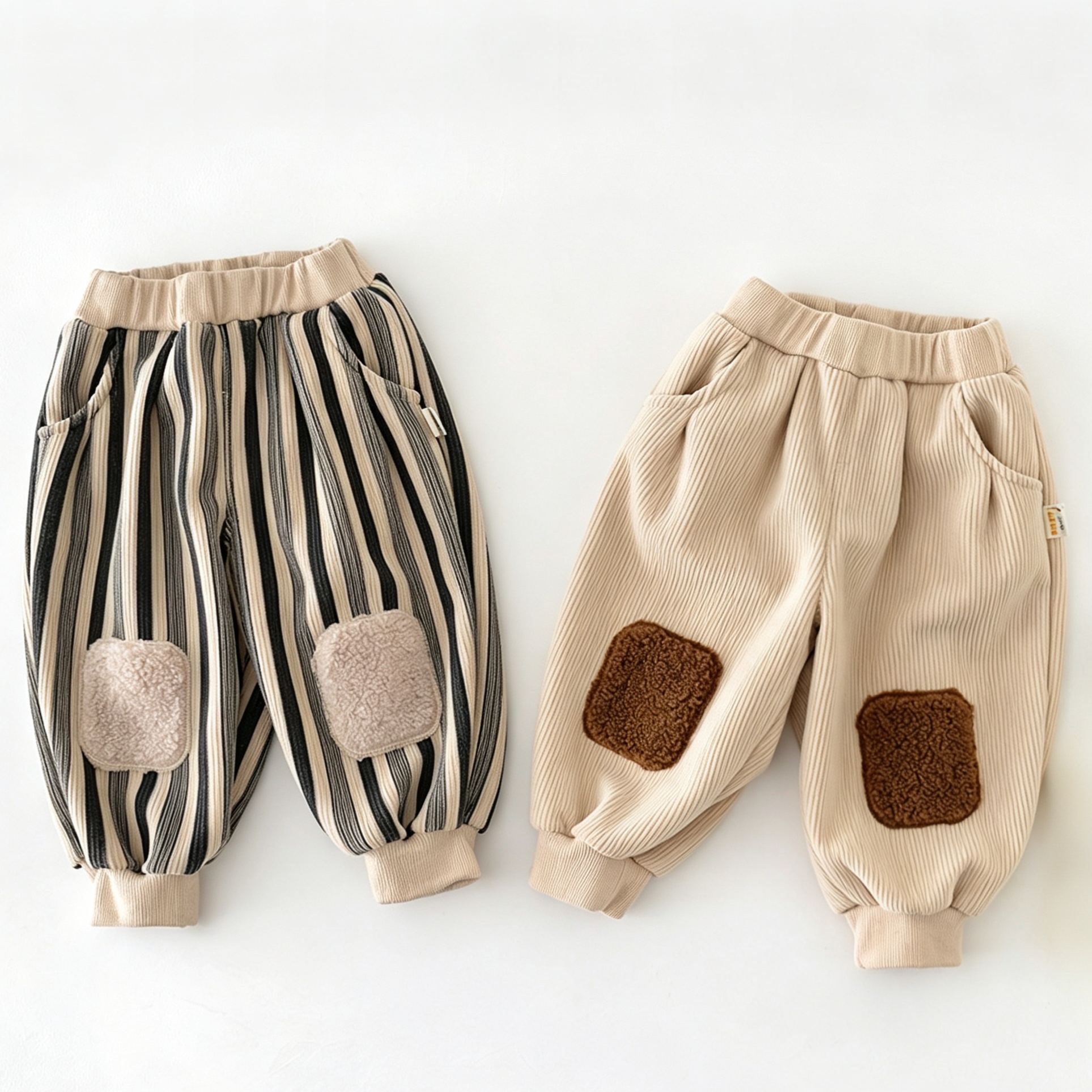 Baby Toddler Ribbed Stripes Pants
