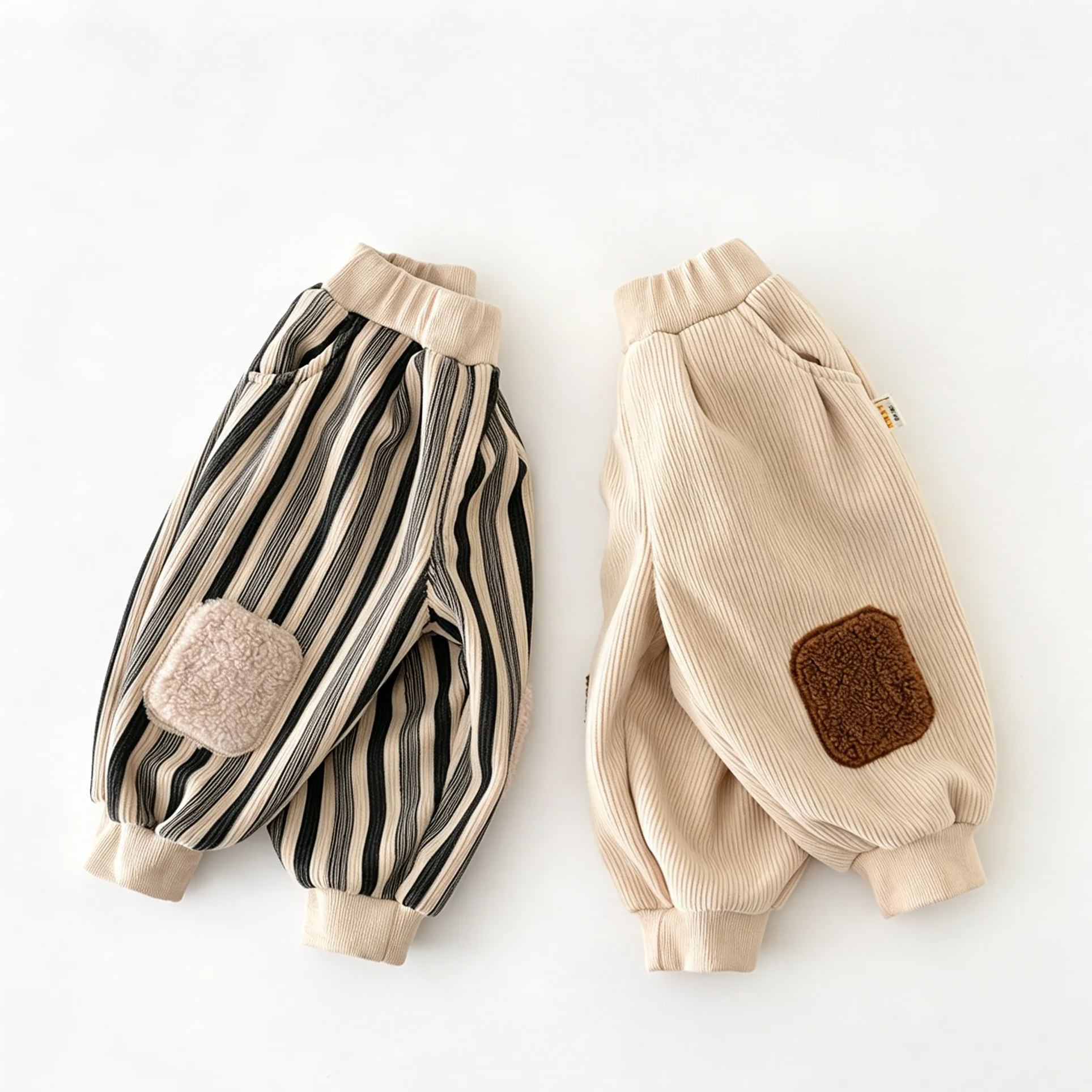 Baby Toddler Ribbed Stripes Pants