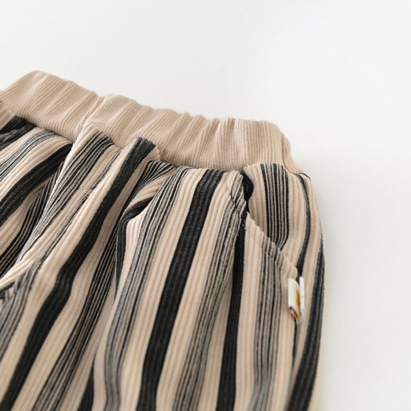 Baby Toddler Ribbed Stripes Pants
