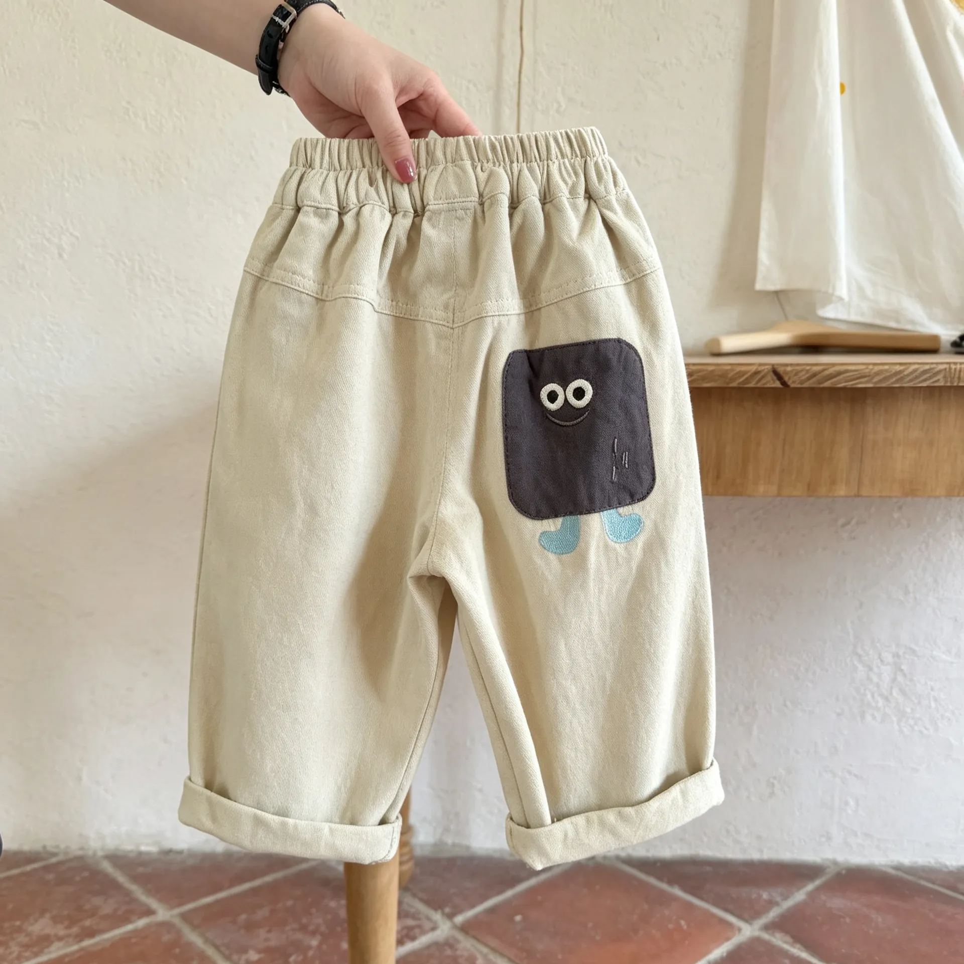 Kids Cartoon Pattern Casual Pants