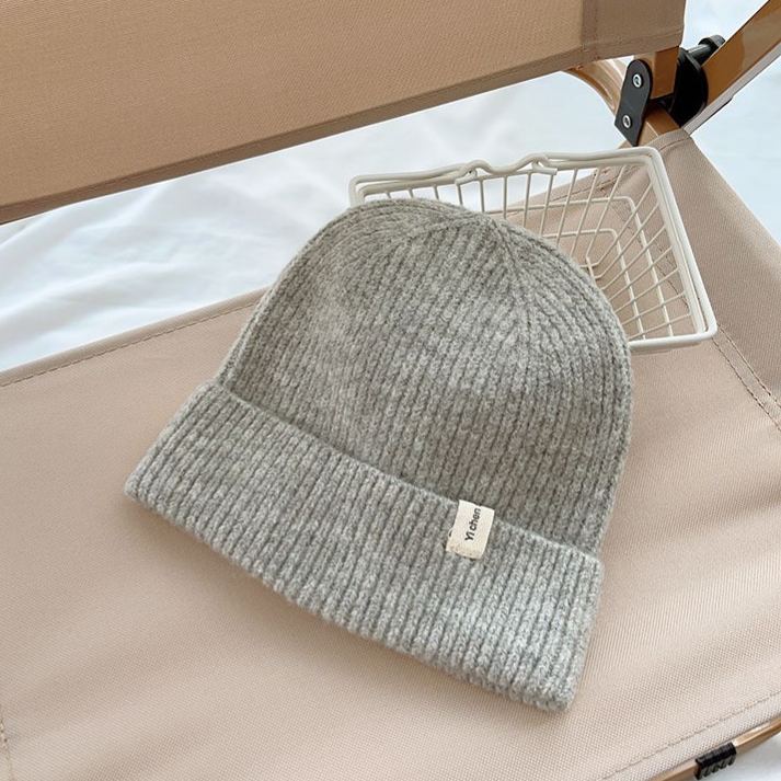 Kids Solid Color Knit Hat
