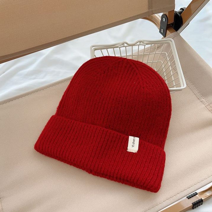 Kids Solid Color Knit Hat