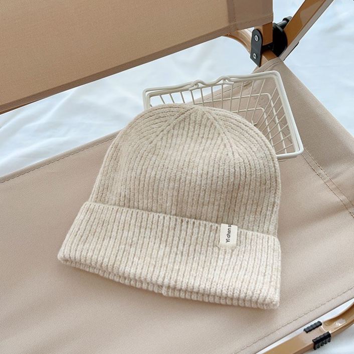 Kids Solid Color Knit Hat