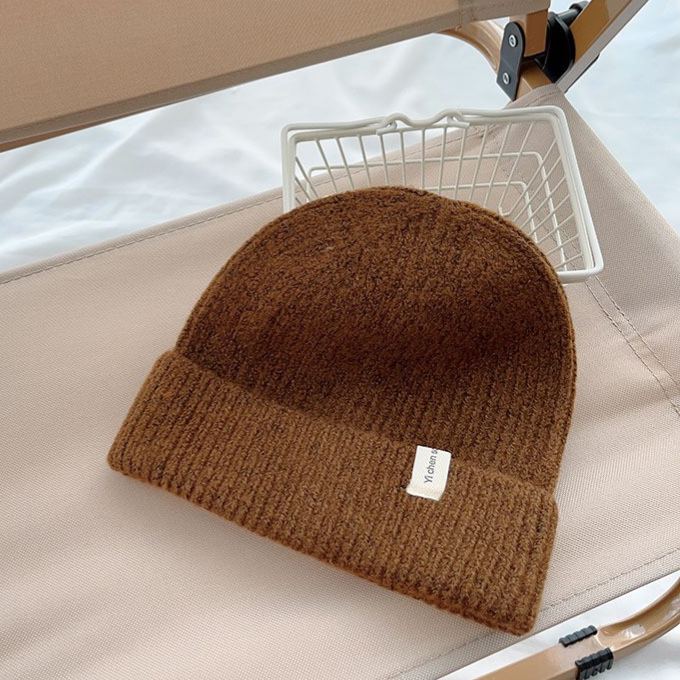 Kids Solid Color Knit Hat