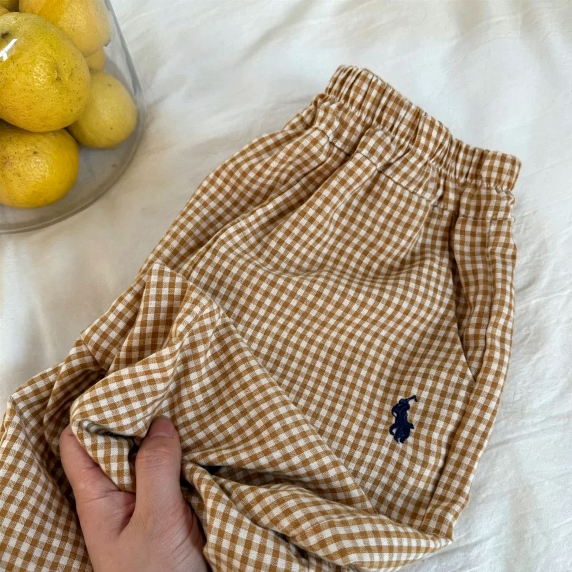 Kids Checks Stripes Pants