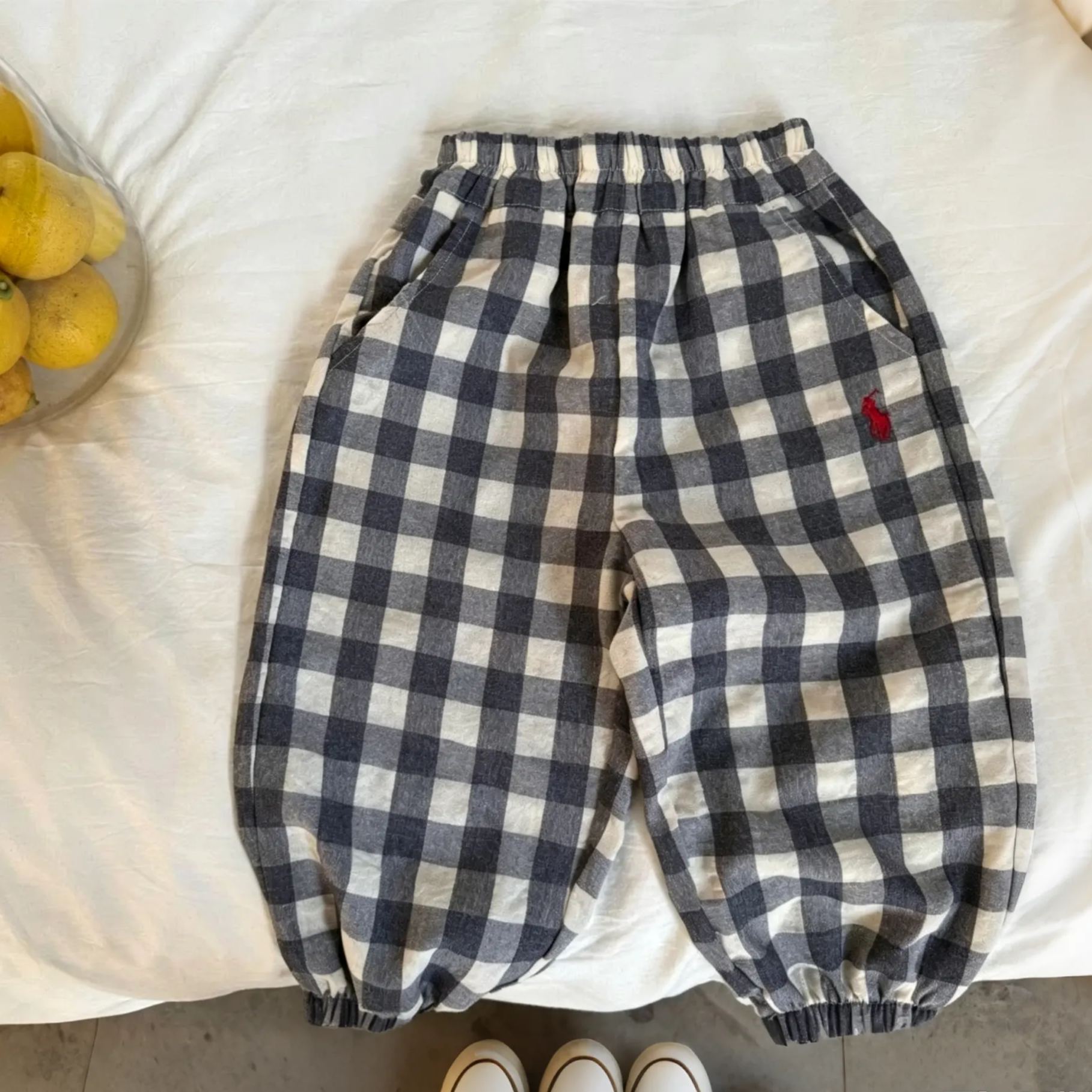 Kids Checks Stripes Pants