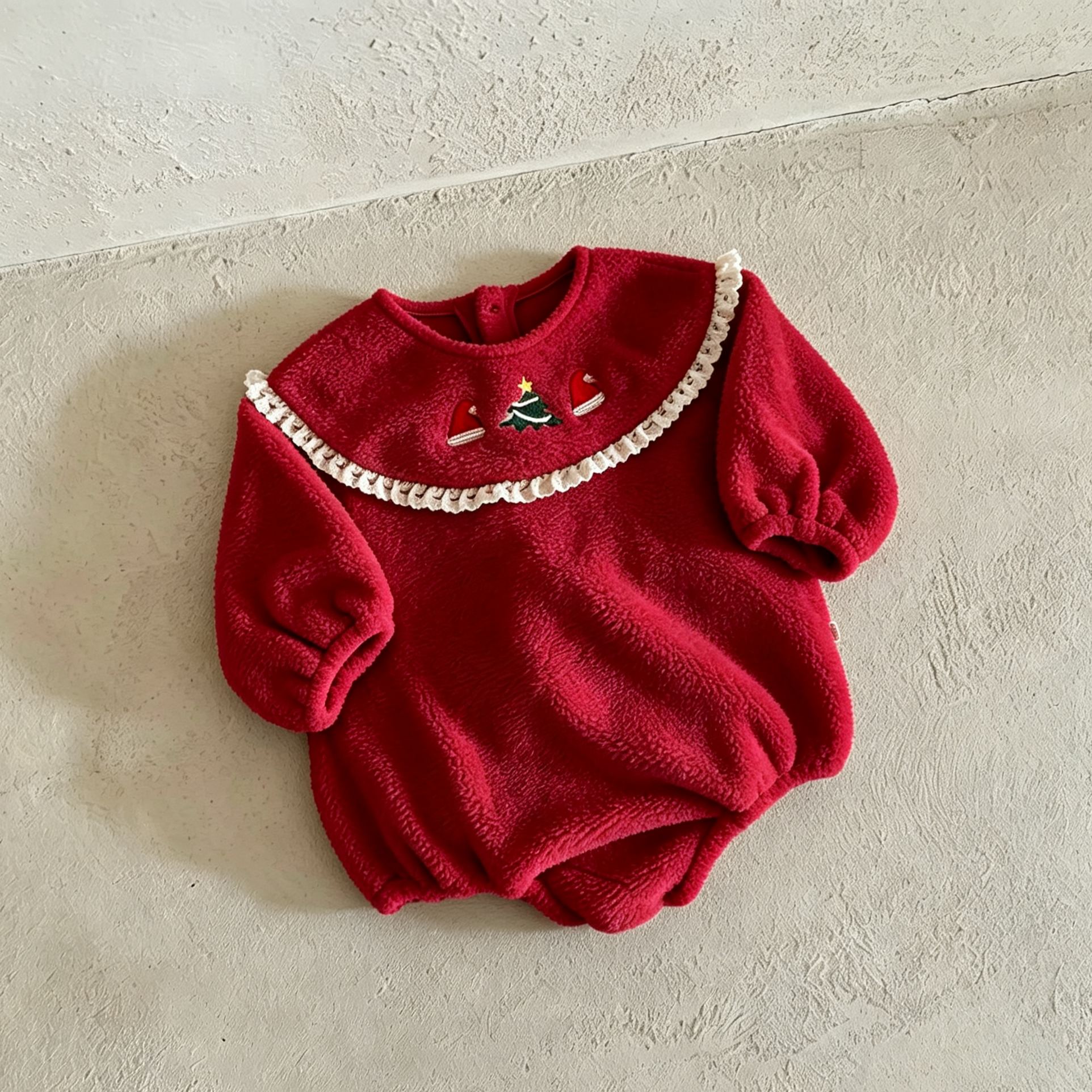 Baby Christmas Plush Romper