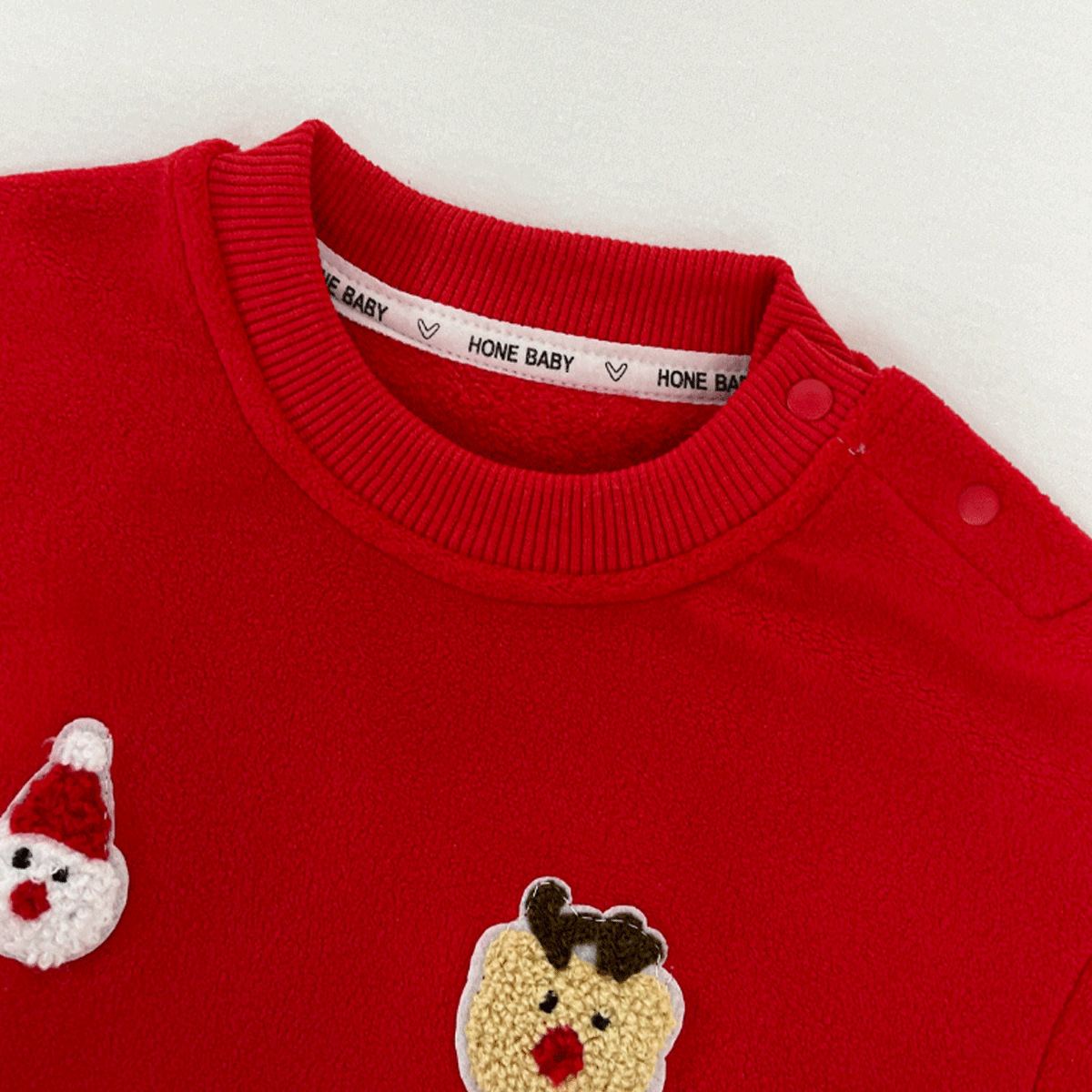 Baby Christmas Crew Neck Romper