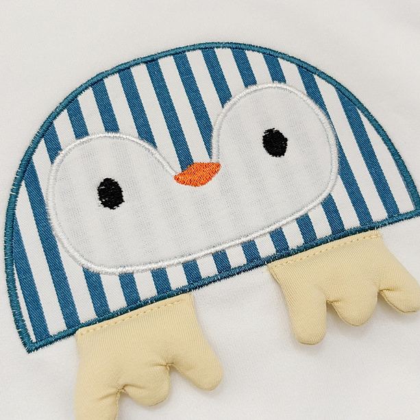Baby & Kid Penguin Crew Neck Sweatshirt and Stripe Pants Set