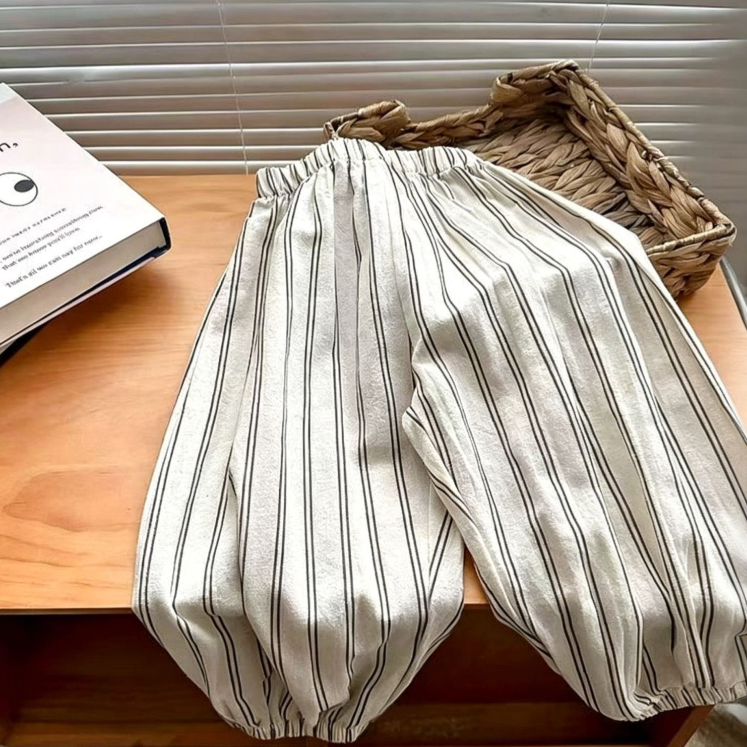 Kids Striped Jogger Pants