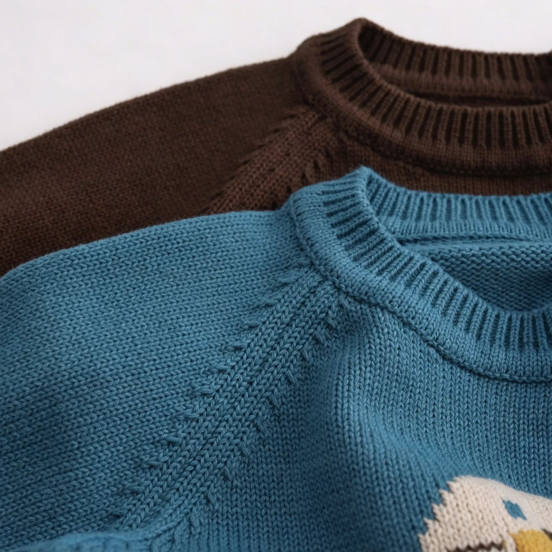 Kids Cartoon Animals Knitted Sweater