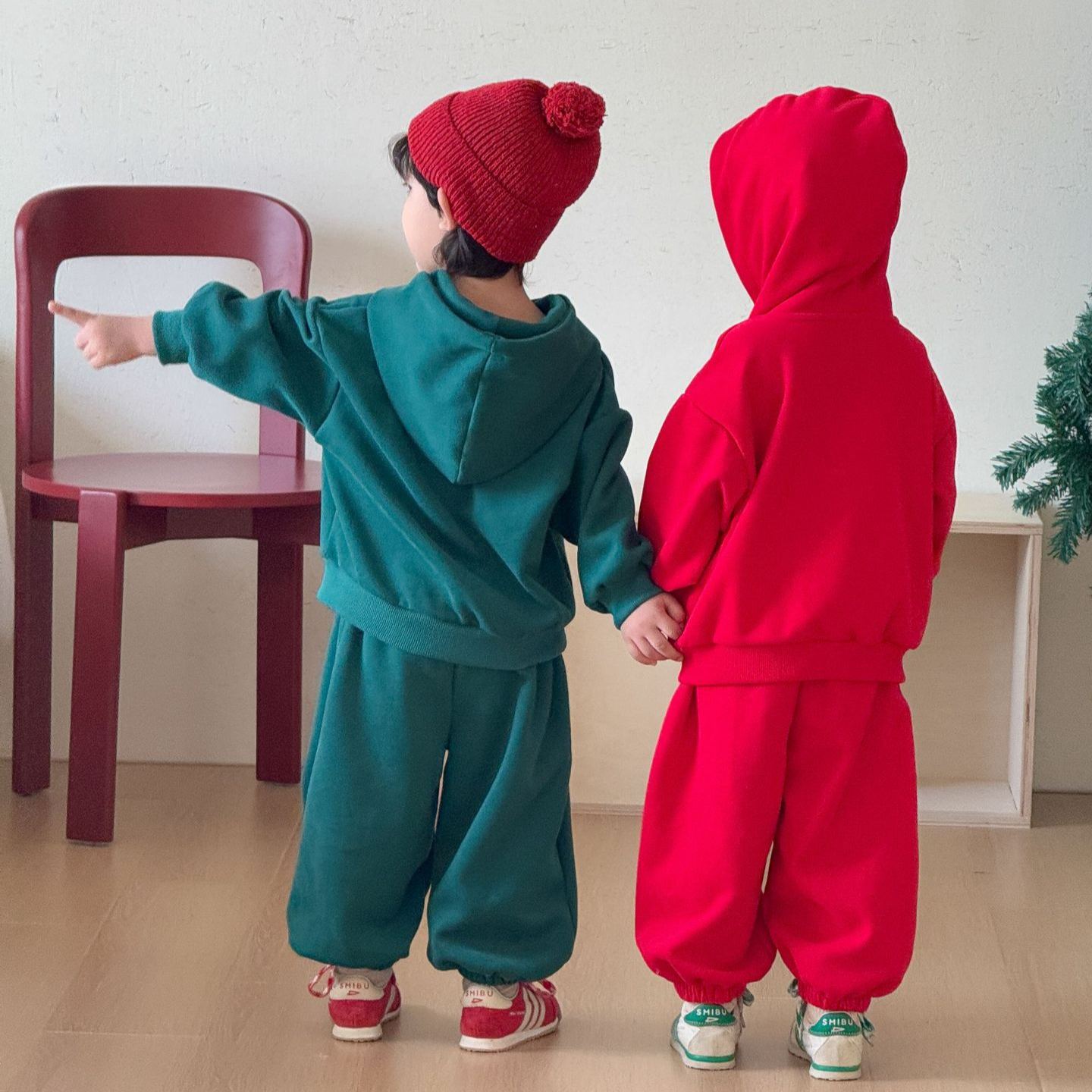 Kids Christmas Reindeer 2-Piece Set