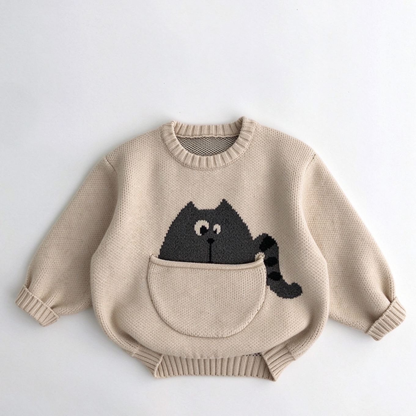 Kids Cartoon Animals Knitted Sweater