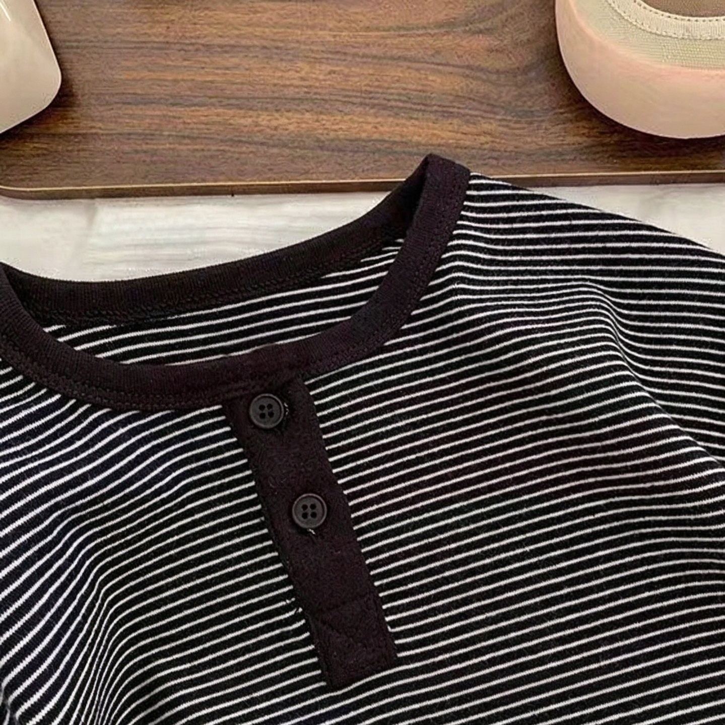 Kids Stripe Base Layer T-shirt