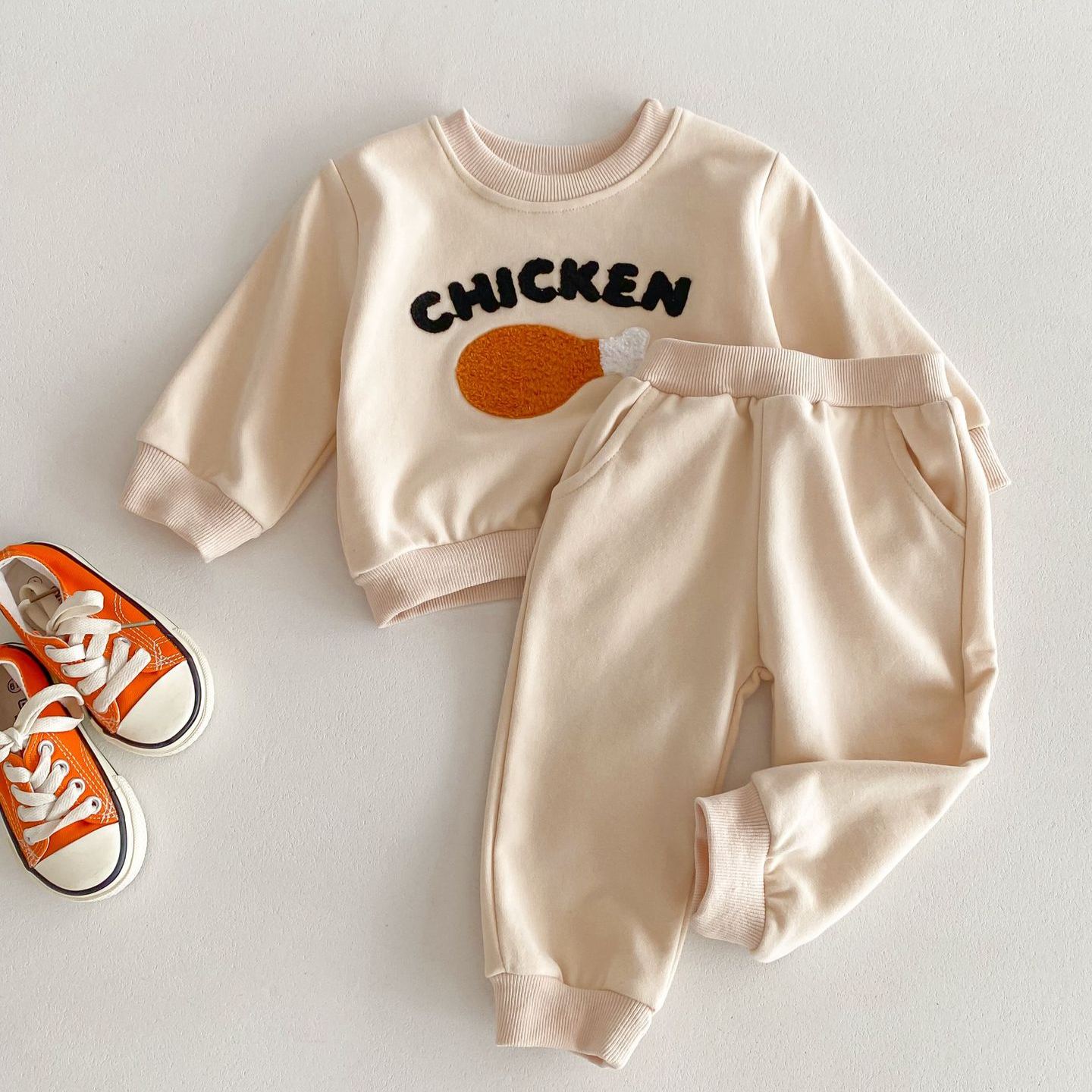 DailyBebe Toddler Chicken Pattern 2-Piece Set