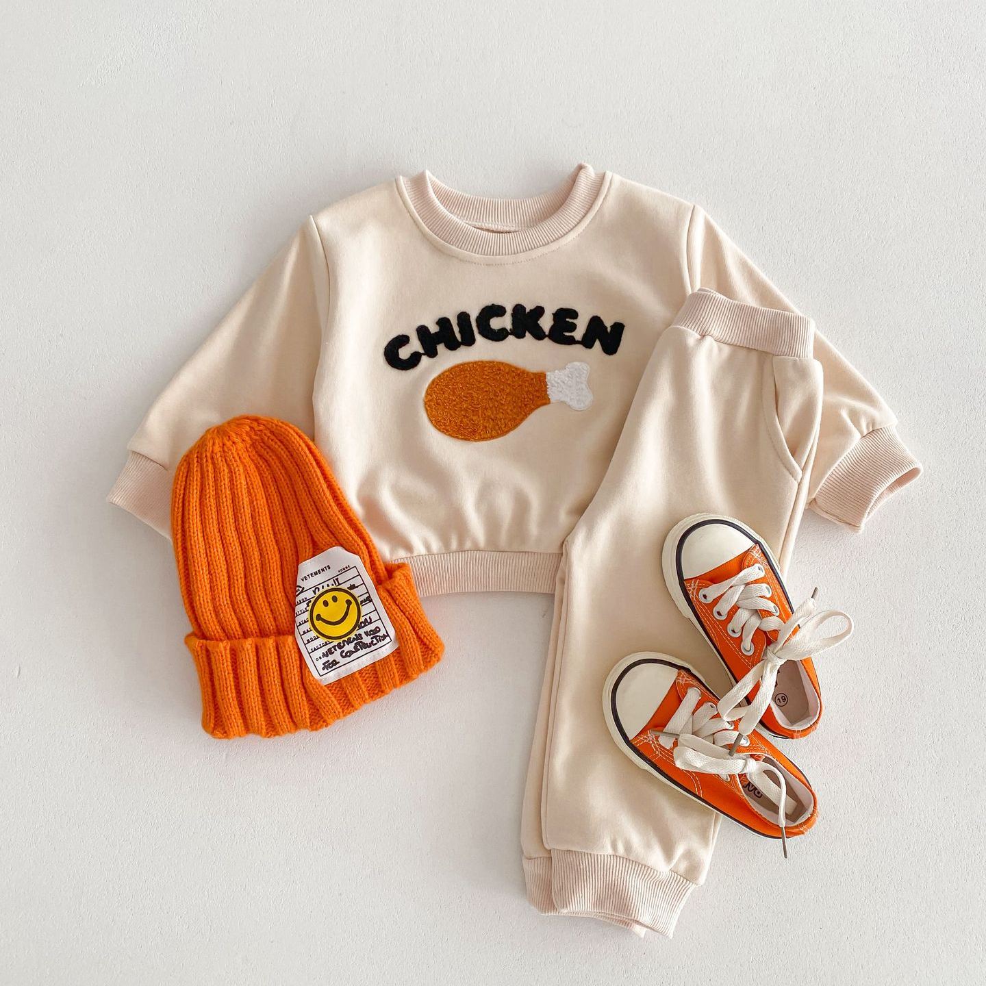 DailyBebe Toddler Chicken Pattern 2-Piece Set