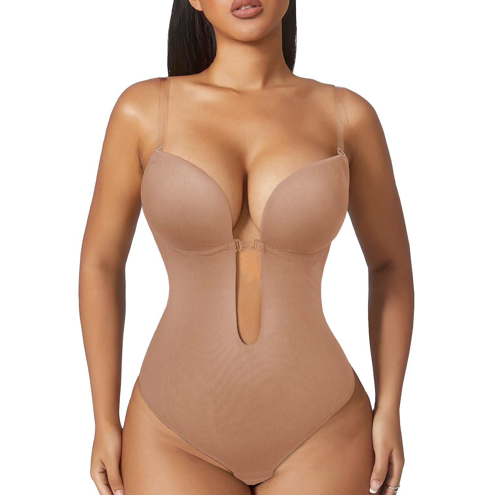 Women Seamless Stereoscopic Cups Shapewear Bodysuit