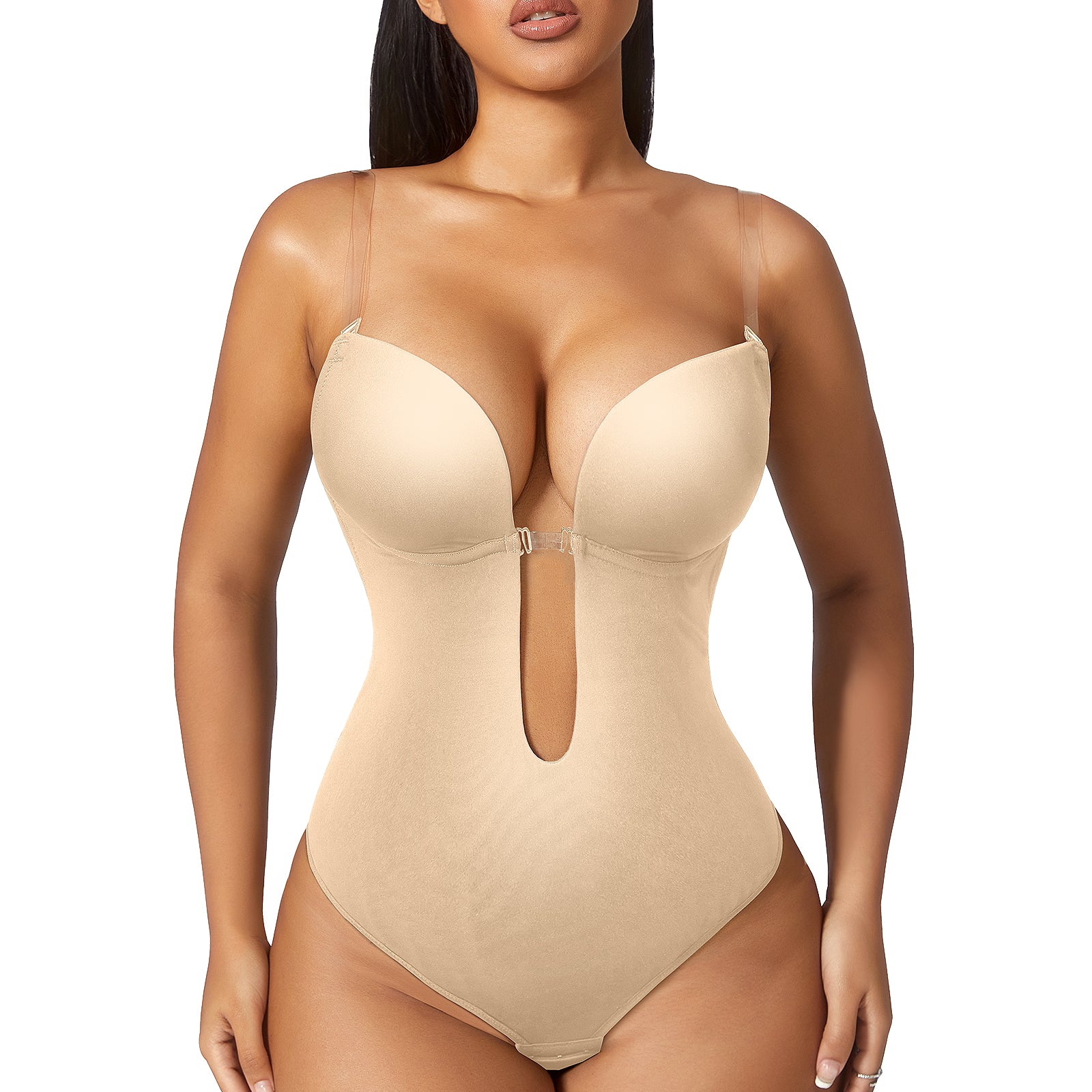 Women Seamless Stereoscopic Cups Shapewear Bodysuit