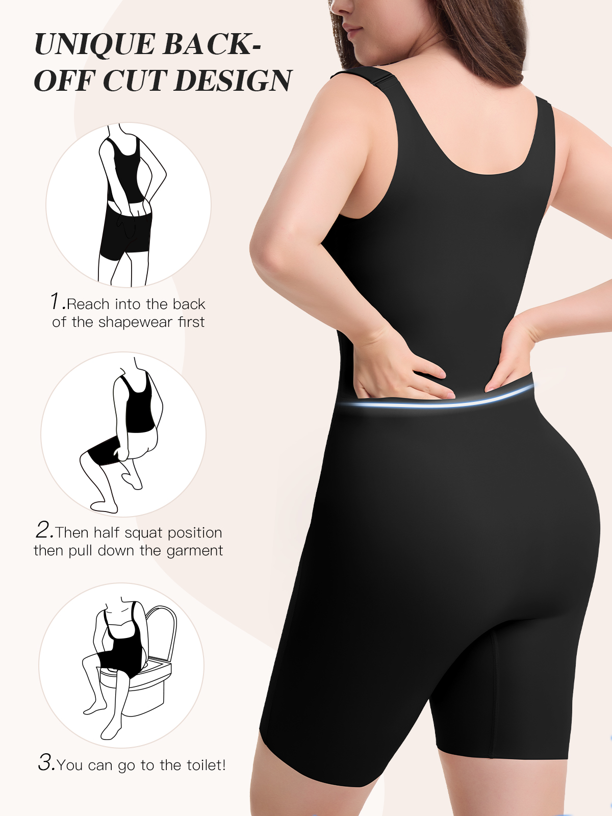 Fajas Colombianas Tummy Control Open Bust Bodysuit Zipper Body Shaper Shapewear 