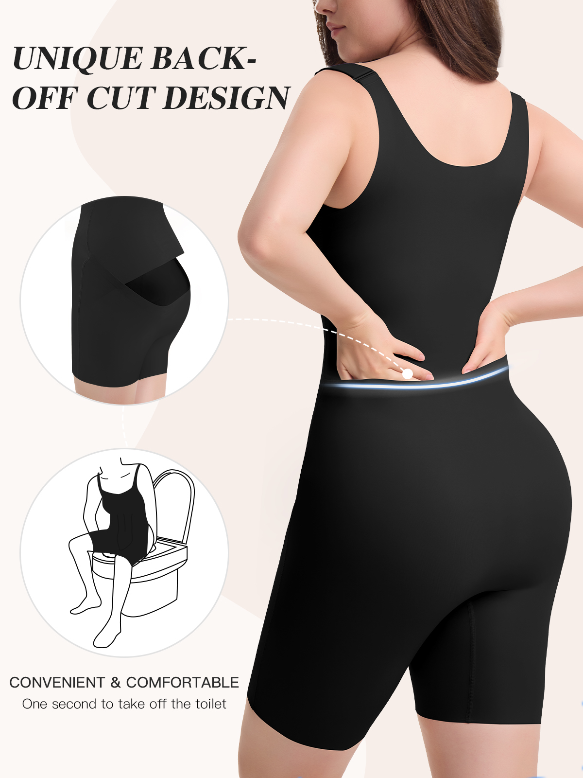 Fajas Colombianas Tummy Control Open Bust Bodysuit Zipper Body Shaper Shapewear 