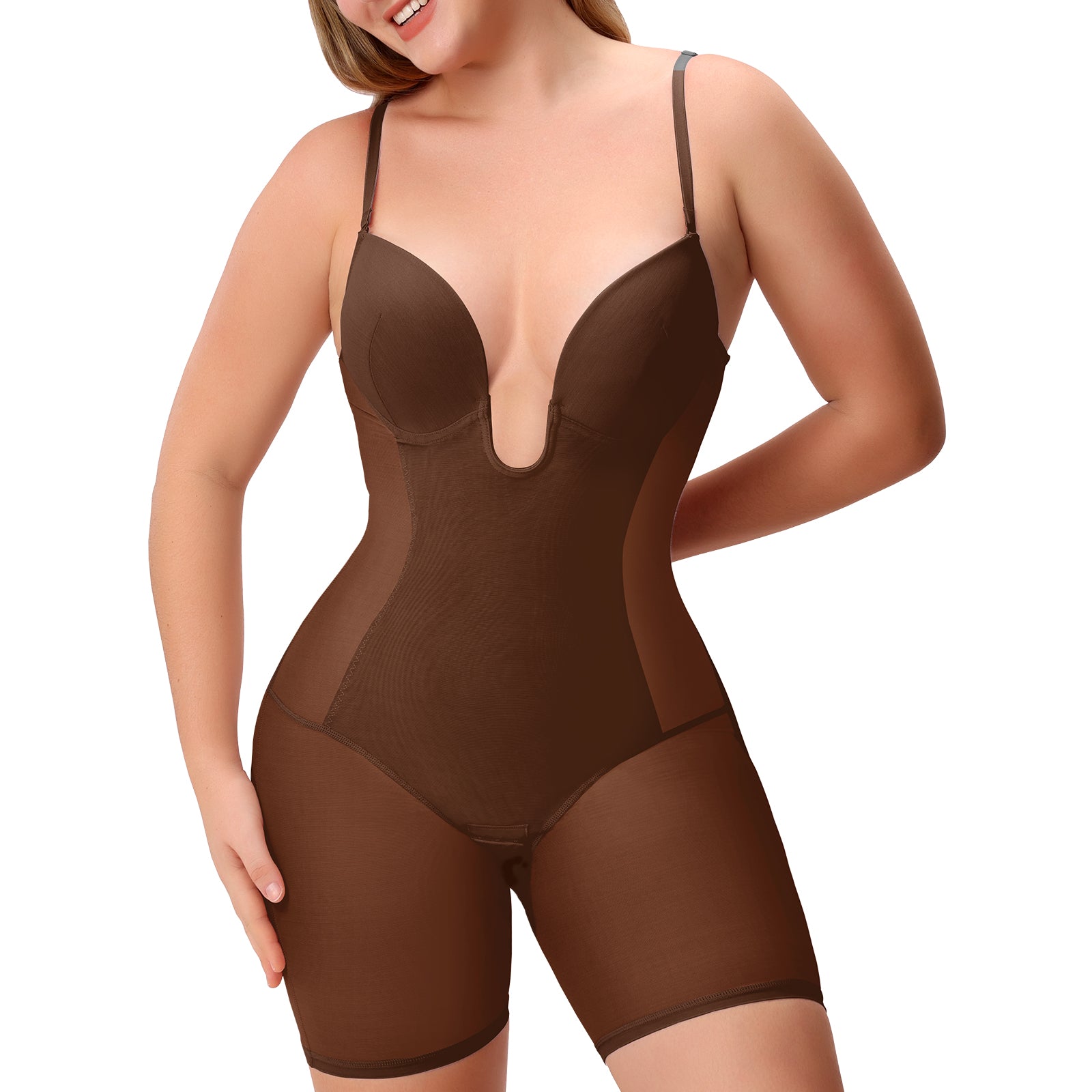 Seamless U Plunge Bodysuit