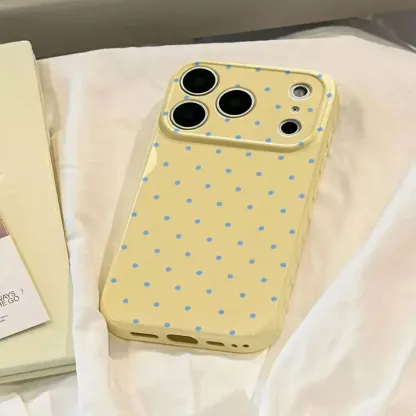 Cute Polka Dot And Heart Themed iPhone Case