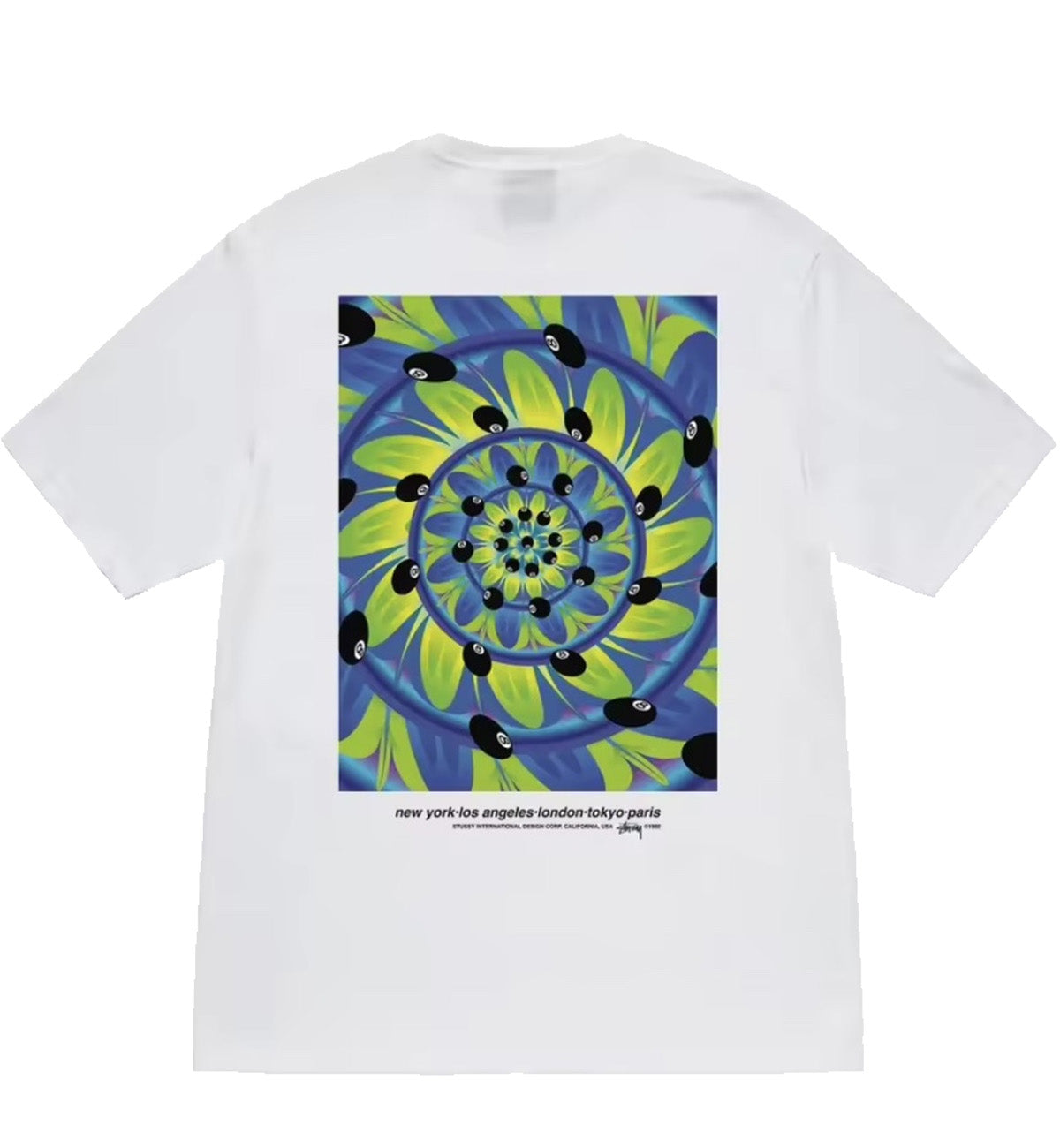 Stussy Rabbit Hole Tee (White) – DOOSAIDS