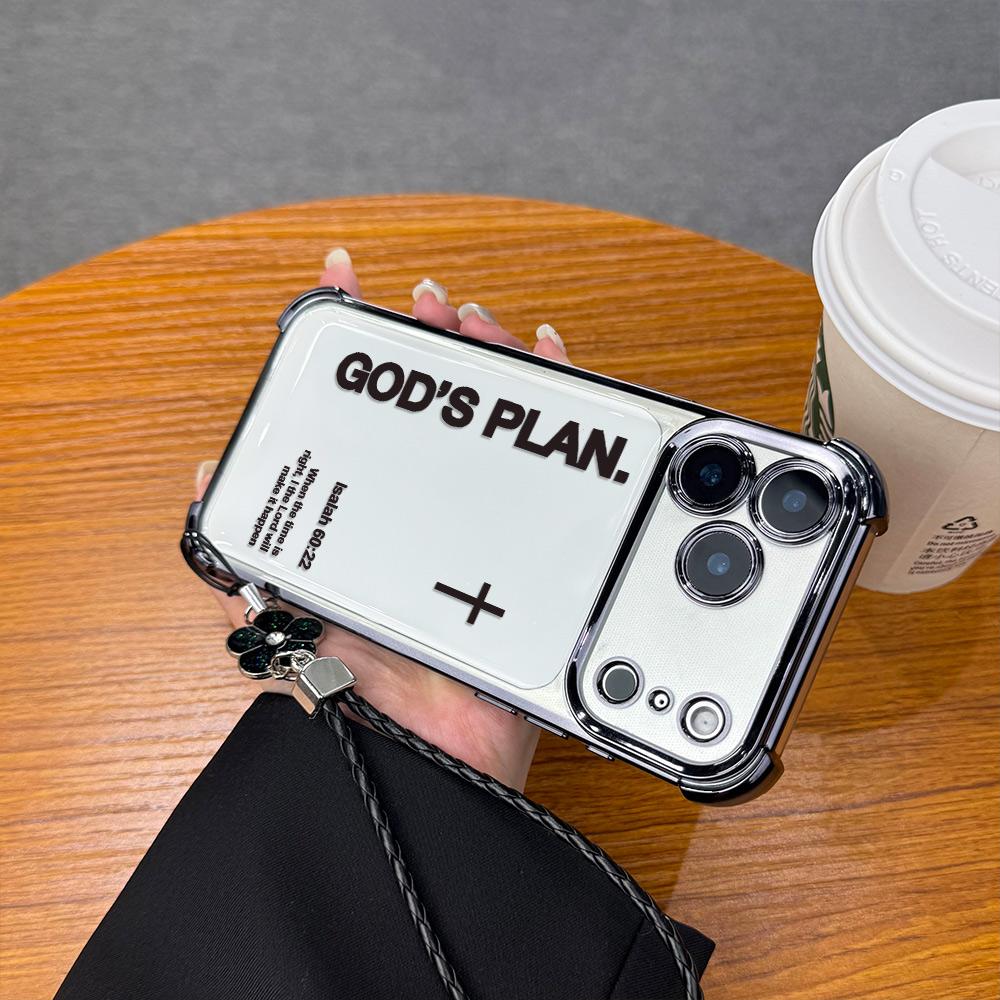 God's plan Phone Case for iPhone Samsung Galaxy 17Pro Max Air 16 15Plus 14 13 12 11 XR XS S25 S24 S23 S22 Cases, Shockproof Drop, Protection Durable, Empowering Scripture Verse Pattern All Seasons Durable Bumper with Strap White Silver Minimalist Art.NN89 God's plan Phone Case for iPhone Samsung Galaxy 17Pro Max Air 16 15Plus 14 13 12 11 XR XS S25 S24 S23 S22 Cases, Shockproof Drop, Protection Durable, Empowering Scripture Verse Pattern All Seasons Durable Bumper with Strap White Silver Minimalist Art.NN89