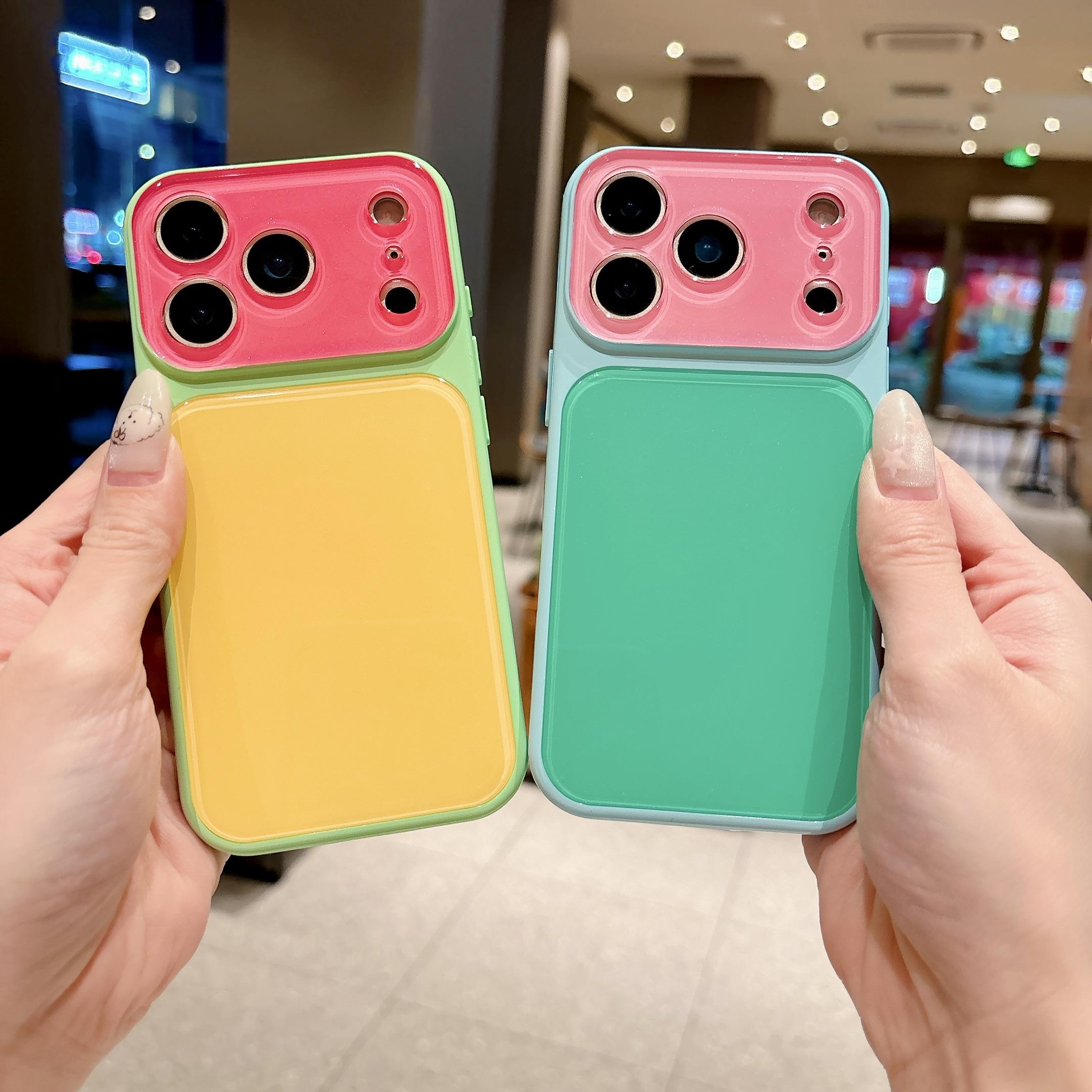 # summervibedopamine Contrast Color Suitable for iPhone 17 16 15 14 13 Pro Max Phone Case Contrast Color Full Lens Protection Compatible with iPhone 17 Pro Max Case  No paint peeling off, anti-fall and wear-resistant #SummerWins  #DealsForYouDays
