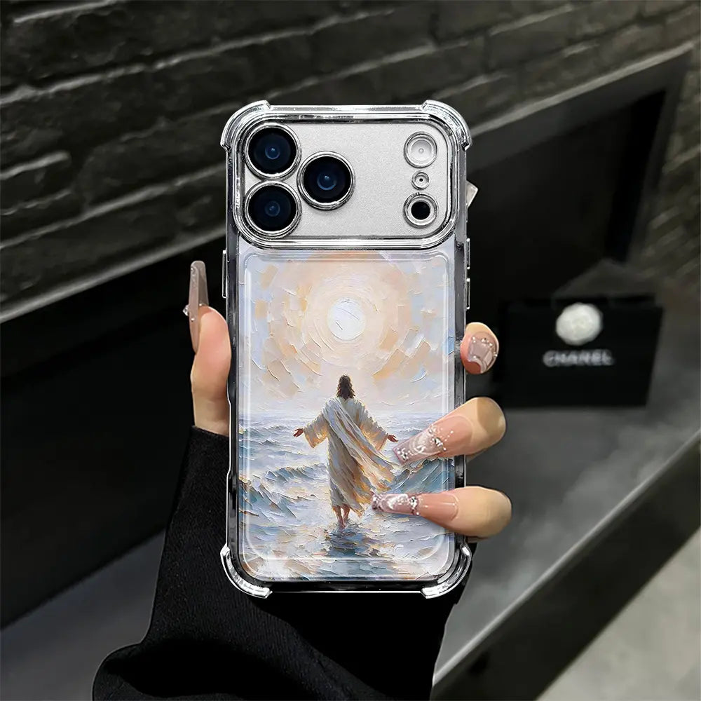 "God's Plan" Jesus Walking on Water Phone Case