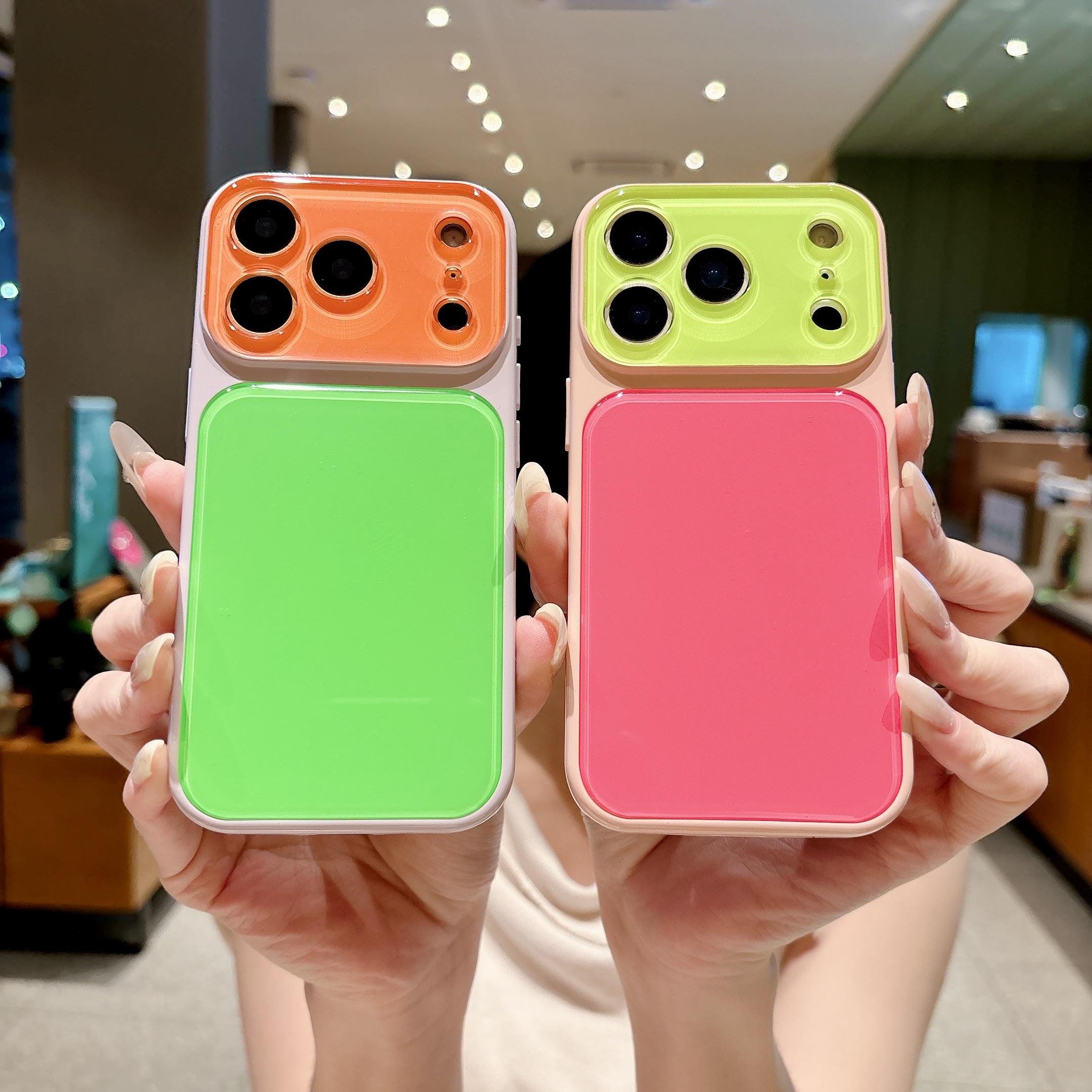# summervibedopamine Contrast Color Suitable for iPhone 17 16 15 14 13 Pro Max Phone Case Contrast Color Full Lens Protection Compatible with iPhone 17 Pro Max Case  No paint peeling off, anti-fall and wear-resistant #SummerWins  #DealsForYouDays