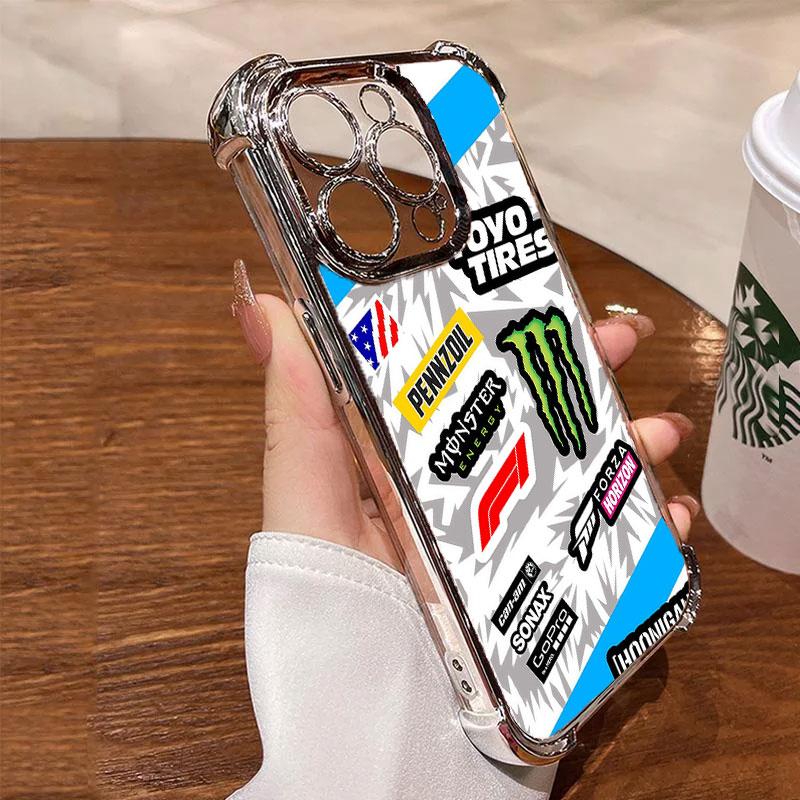 MZ.PP Phone Case For 17 16 15 14 13 12 11 X XS PRO PLUS MAX Quad Cushion Drop Protection Phone Case #IPMZ10 Protective Smartphone Cellphone Cover