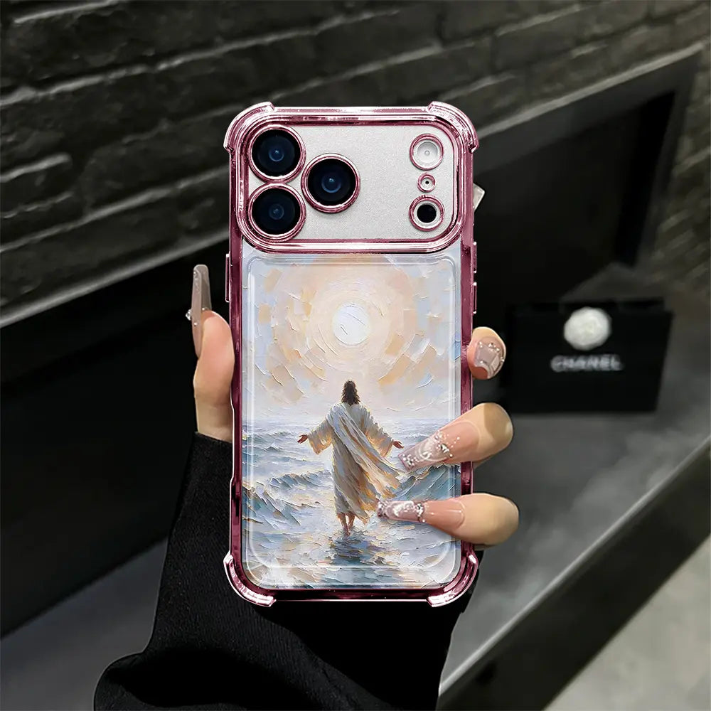 "God's Plan" Jesus Walking on Water Phone Case