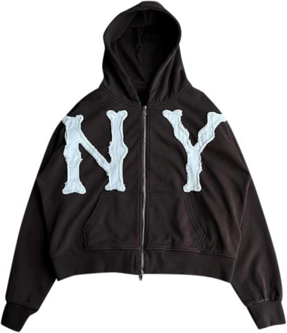 Unisex Letter Embroidery Trendy Hoodies