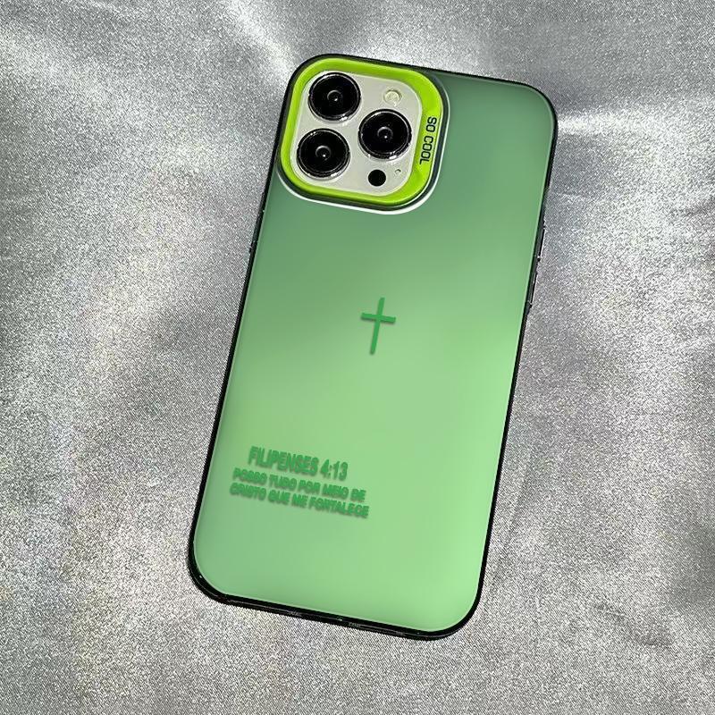 The Holy Cross Pattern Case Fashion Laser Craft Phone Case for iPhone 17 16 15 14 13 12 11 Samsung Galaxy S25 S24 S23 S22 Anti-Drop Protection