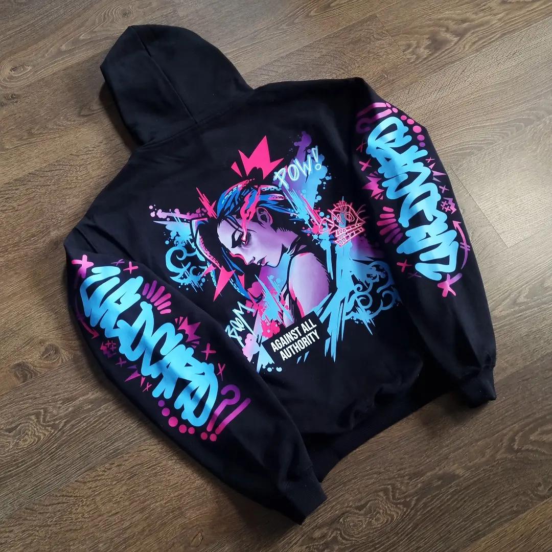 "Wildcard" Jinx Oversized Hoodie