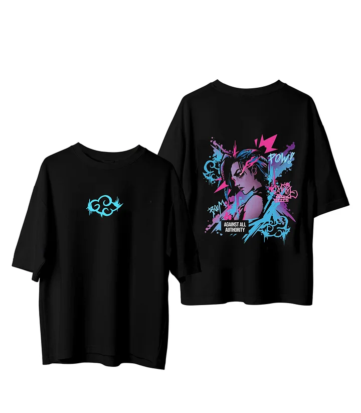 "Wildcard" Jinx Oversized Hoodie